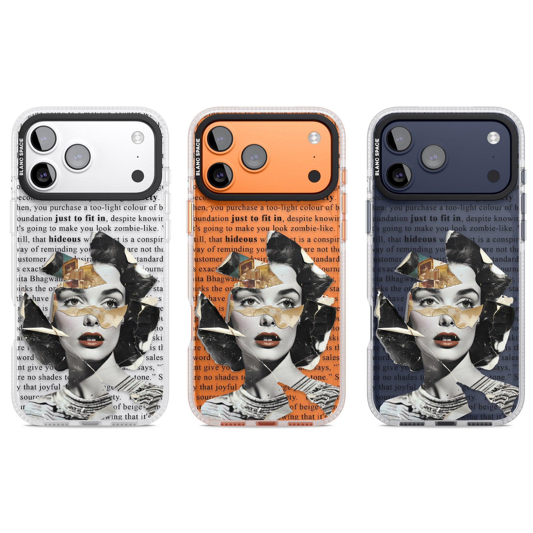 Beauty Is Within iPhone 17 Pro Impact Air Clear Phone Case APT Impact Protection