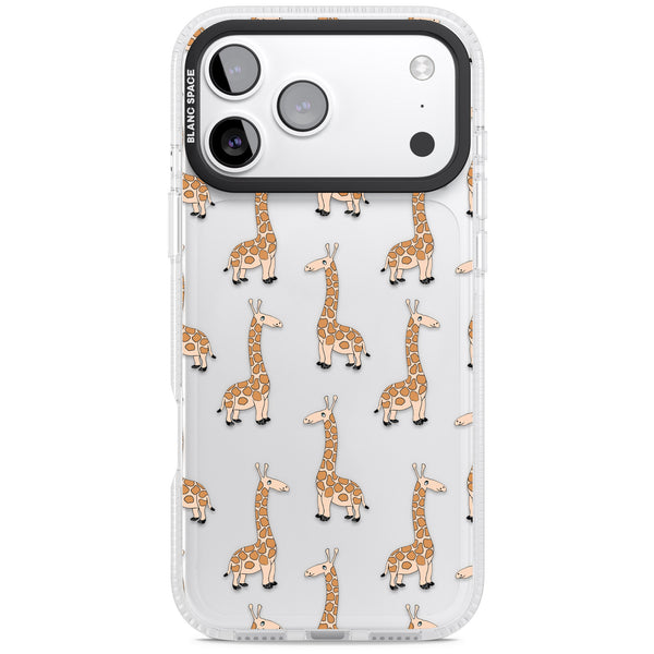 Cute Giraffe Pattern Clear