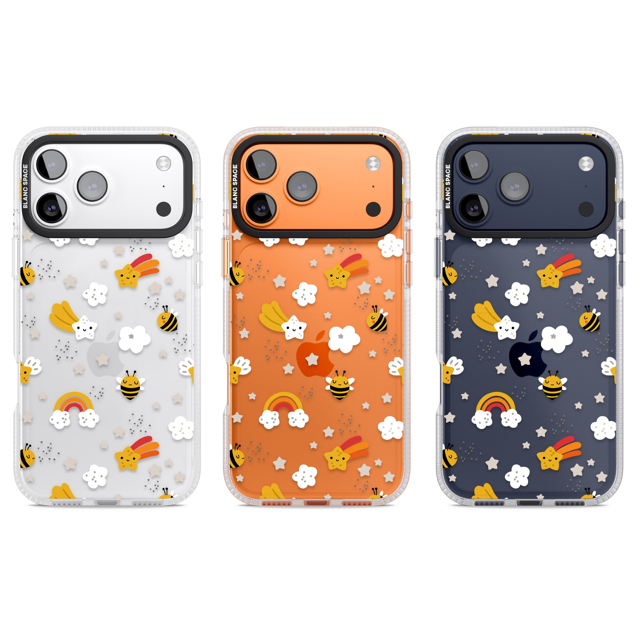 Busy Bee iPhone 17 Pro Impact Air Clear Phone Case APT Impact Protection