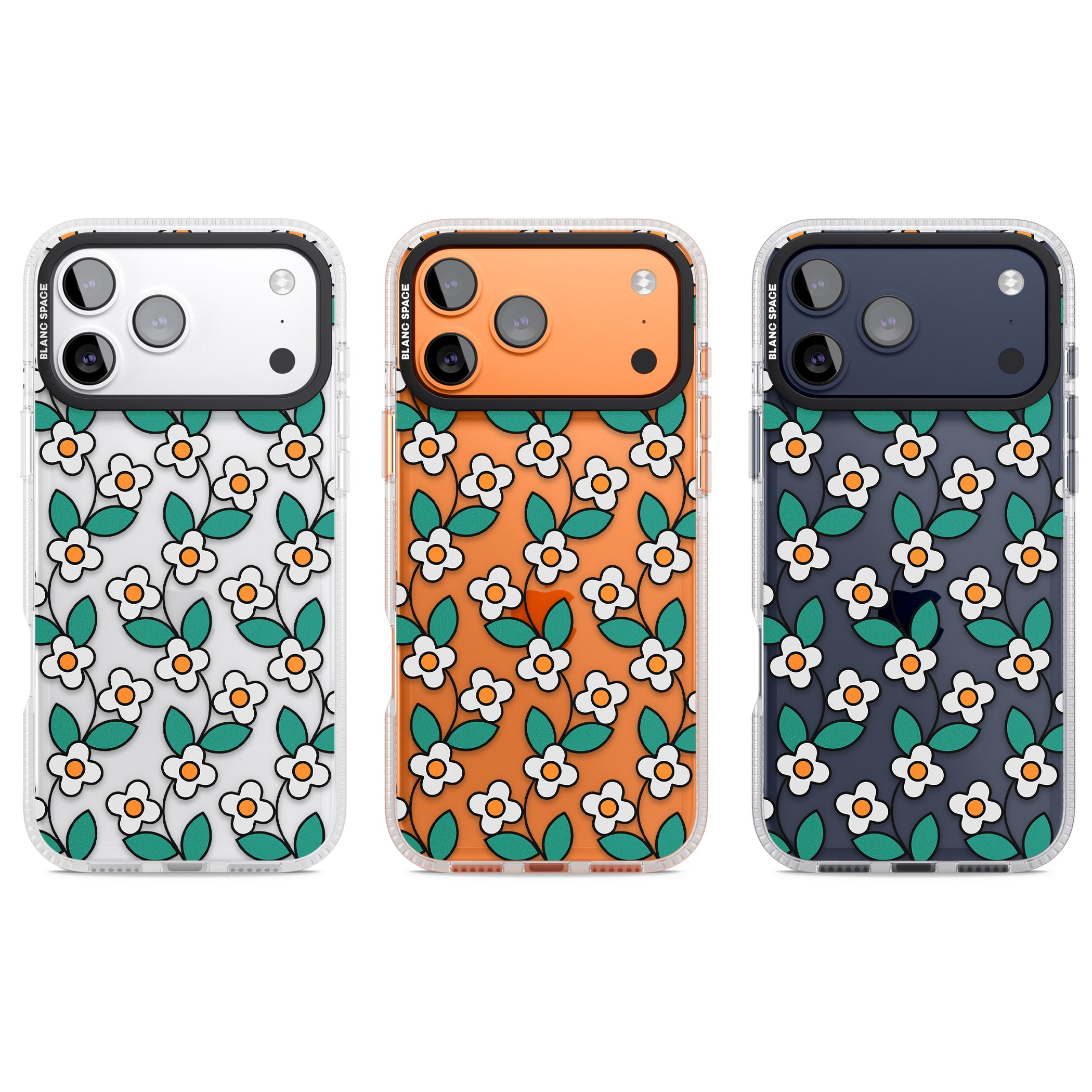 Spring Daisies iPhone 17 Pro Impact Air Clear Phone Case APT Impact Protection