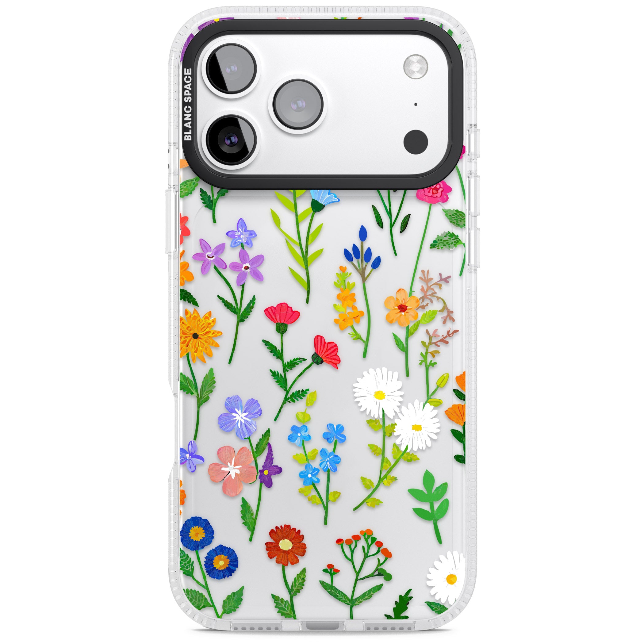 Wildflower Garden iPhone 17 Pro Max Impact Air Clear Phone Case