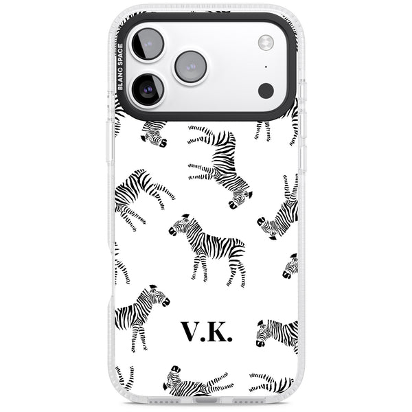 Personalised Monochrome Zebra