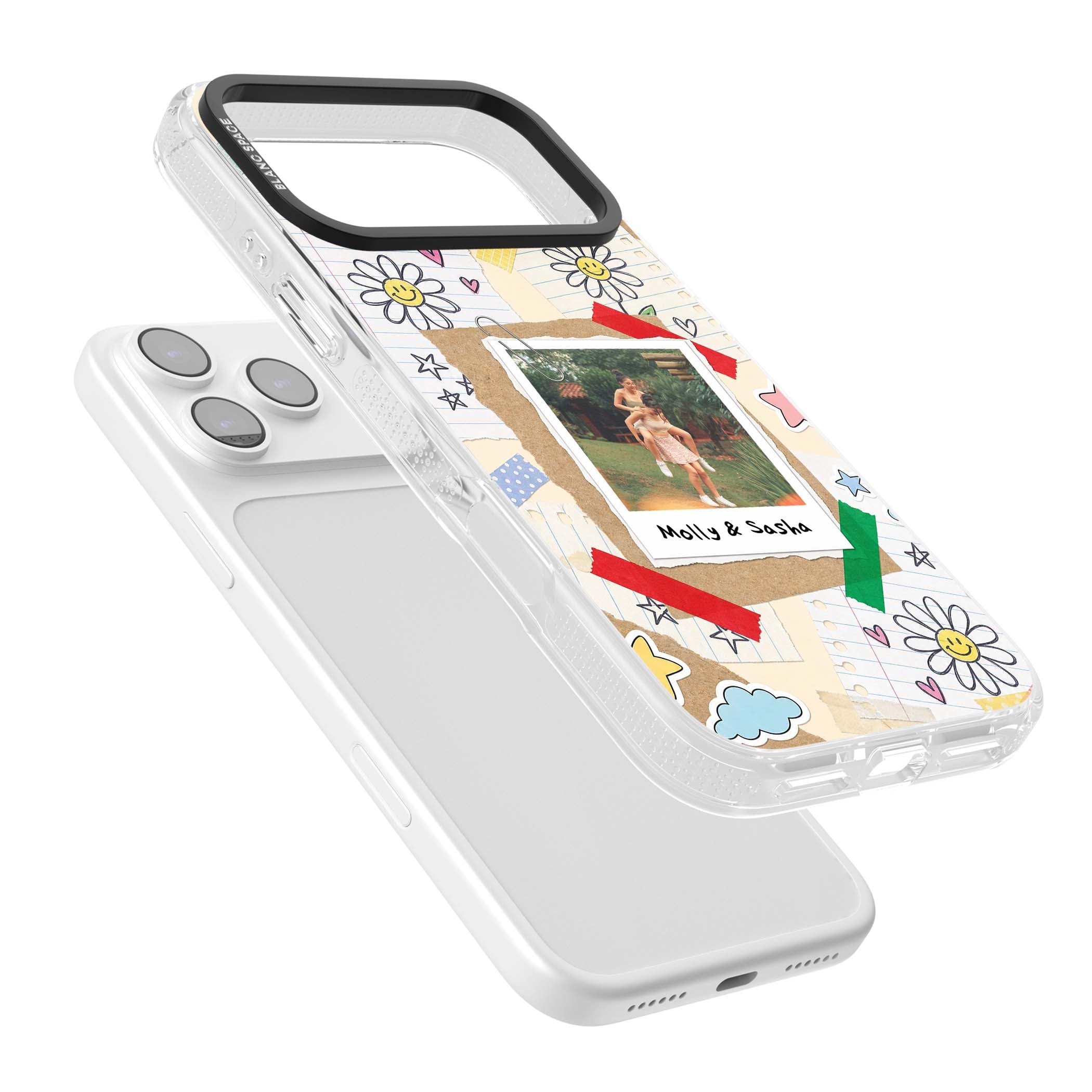 Scrapbook Photo coquette iPhone case | Clear Case Impact Air case for iPhone 17 Pro, iPhone 17 Pro Max