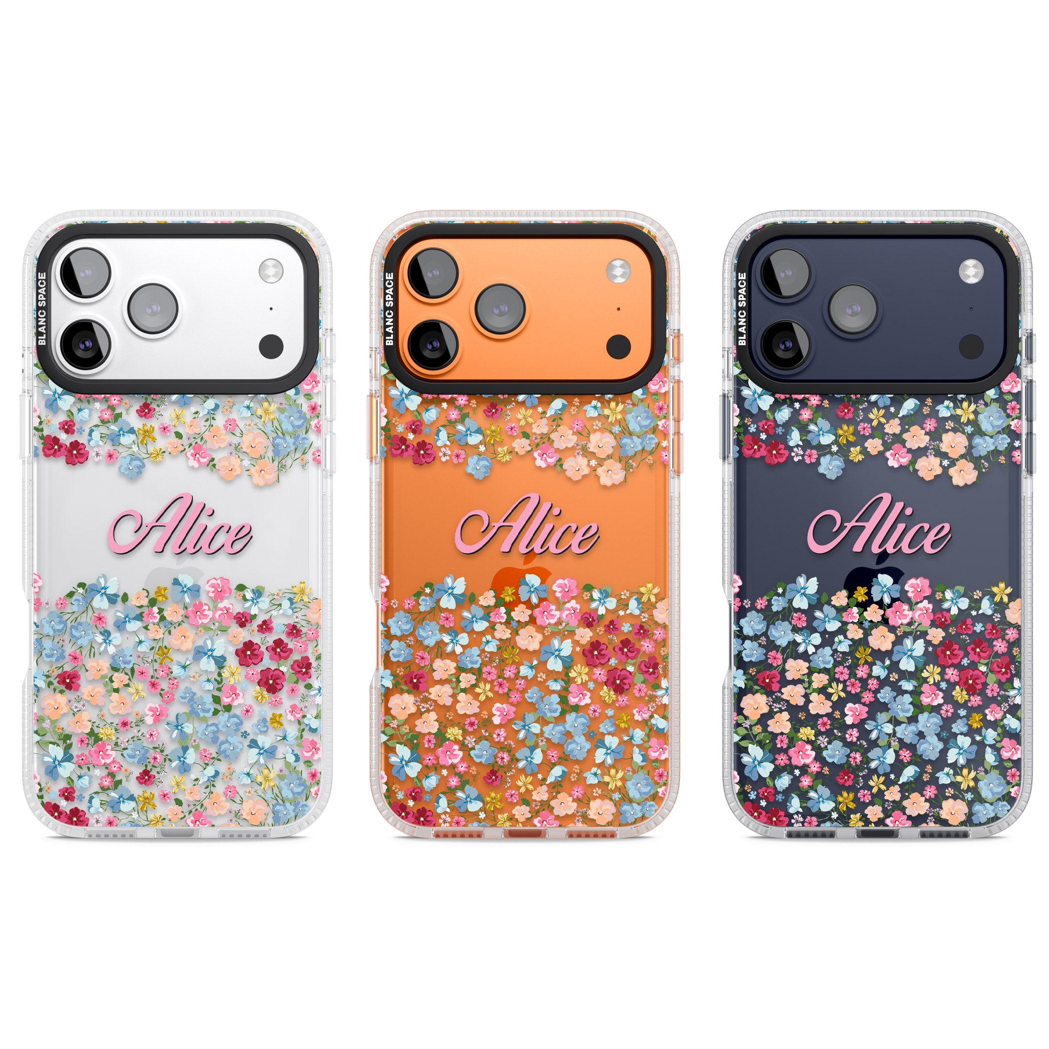 Personalised Venetian Meadow iPhone 17 Pro Impact Air Clear Phone Case APT Impact Protection