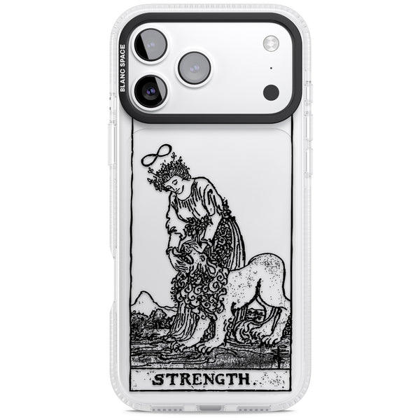Personalised Strength Tarot Card (Clear)