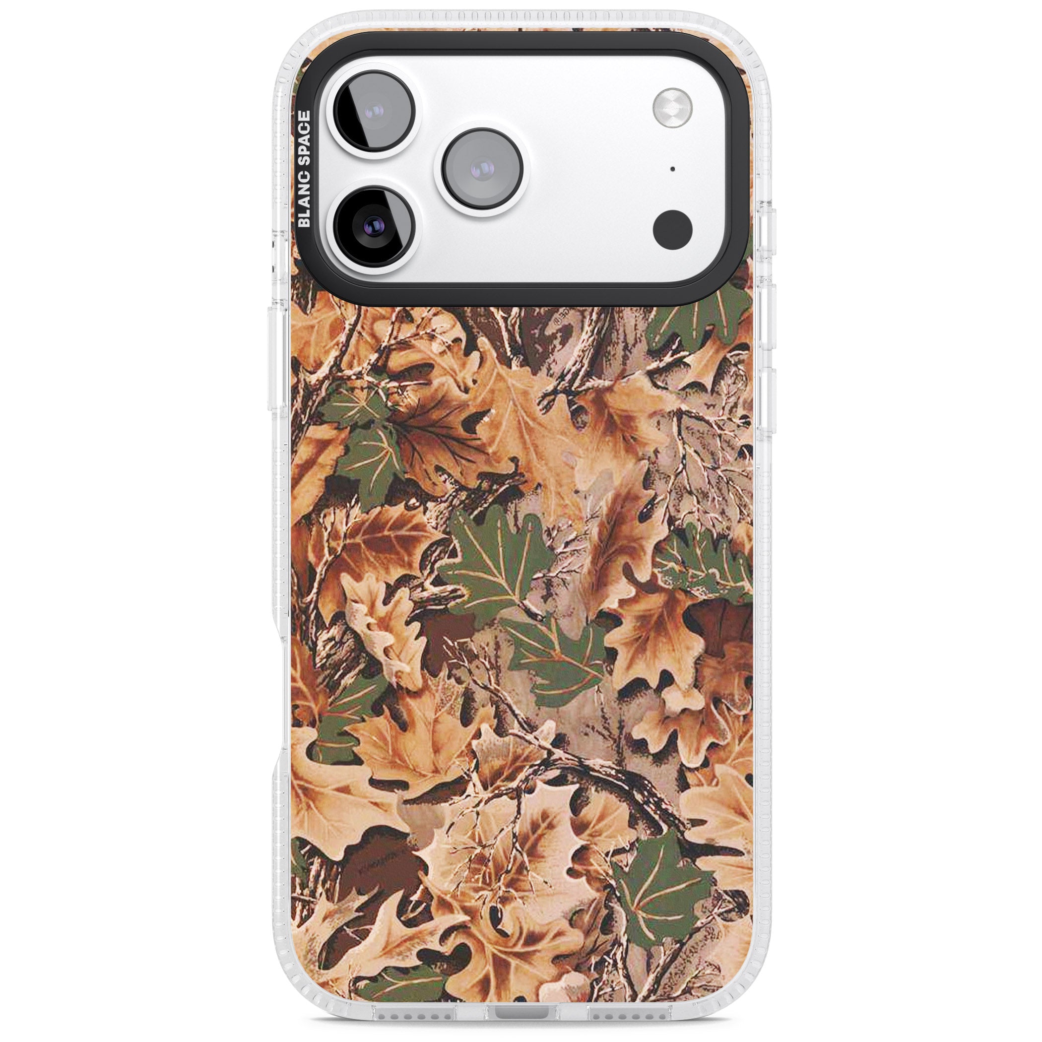 Leaves Camo iPhone 17 Pro Max Impact Air Clear Phone Case