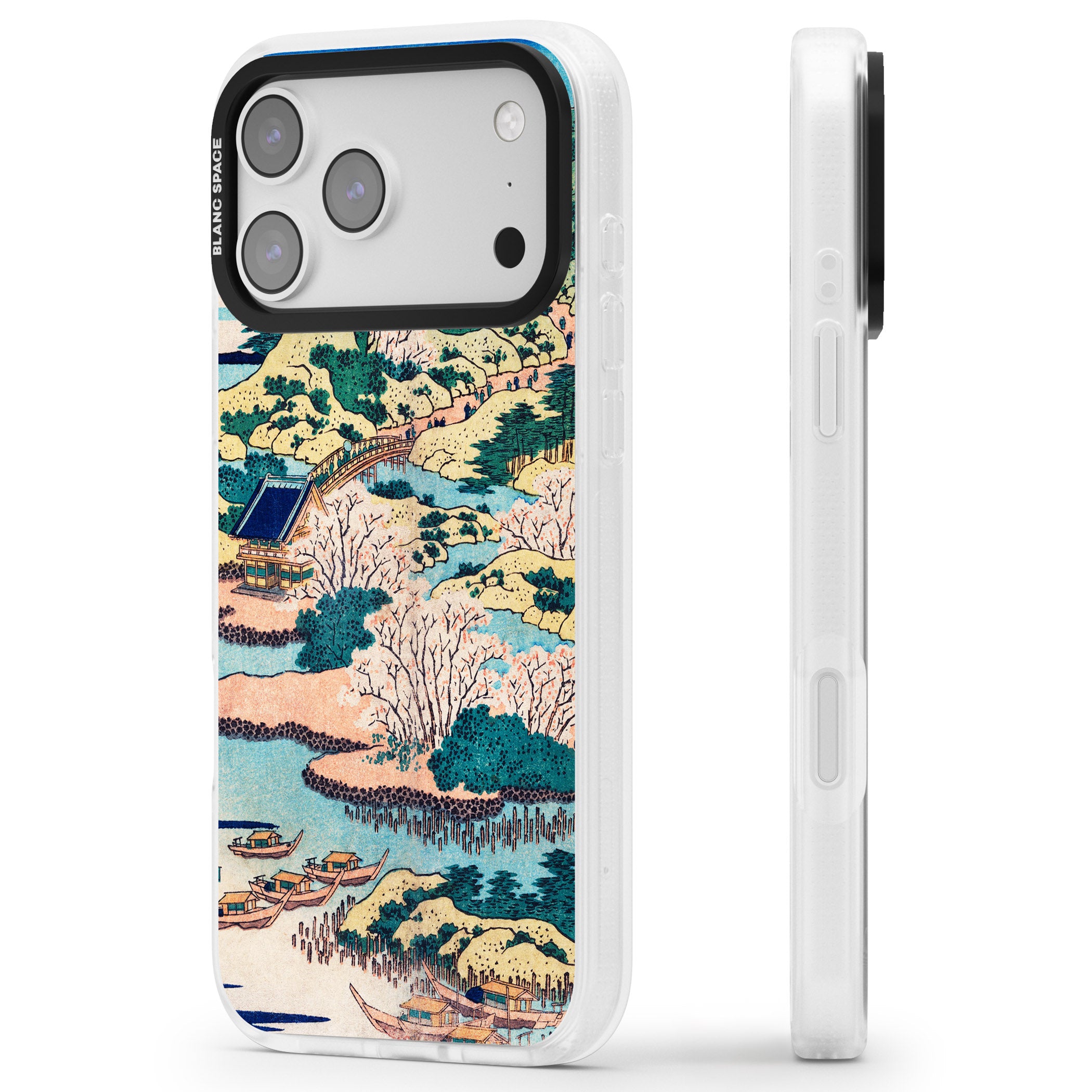 Coastal Community iPhone 17 Pro Impact Air Clear Phone Case Side Profile