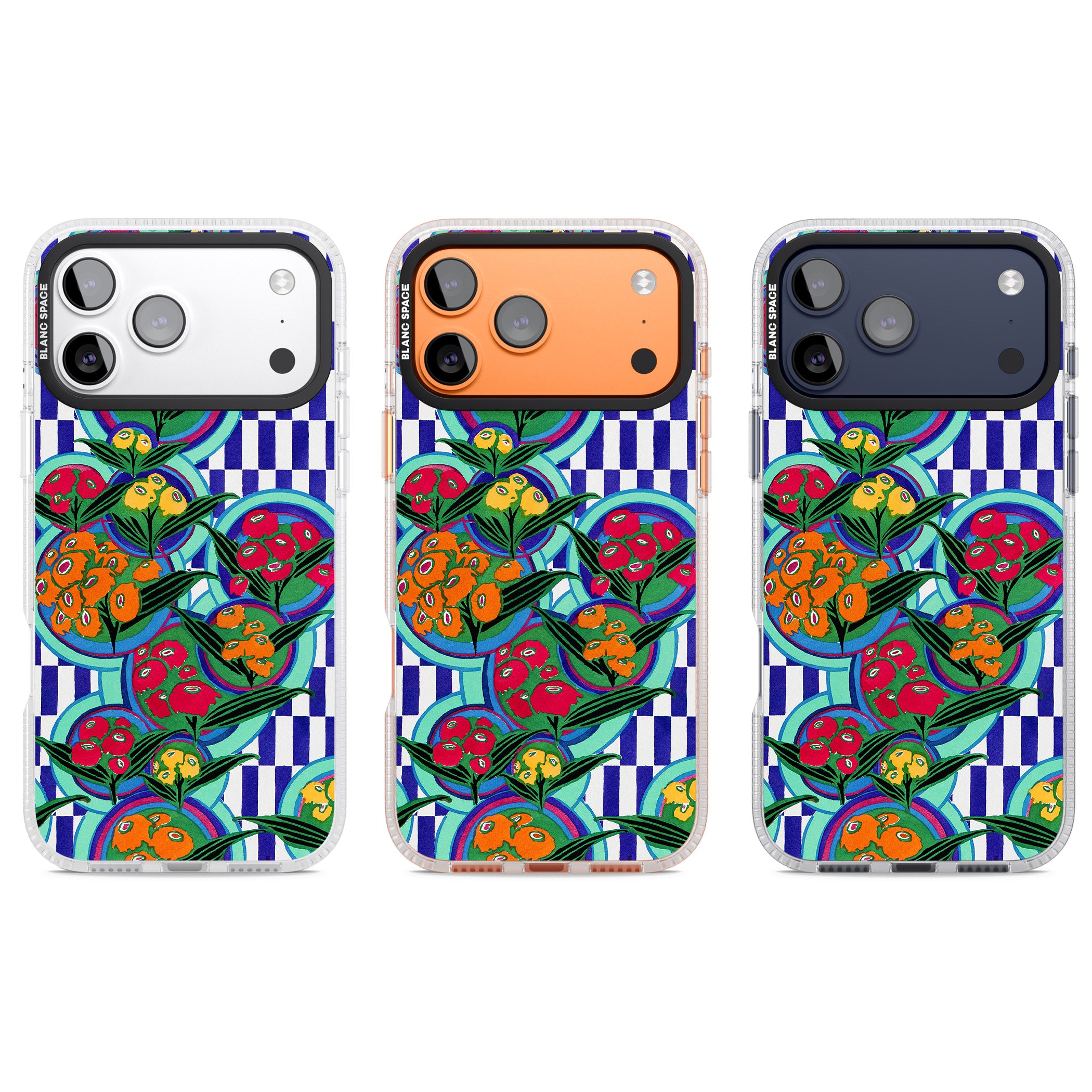 Vintage Fruit Plates iPhone 17 Pro Impact Air Clear Phone Case APT Impact Protection