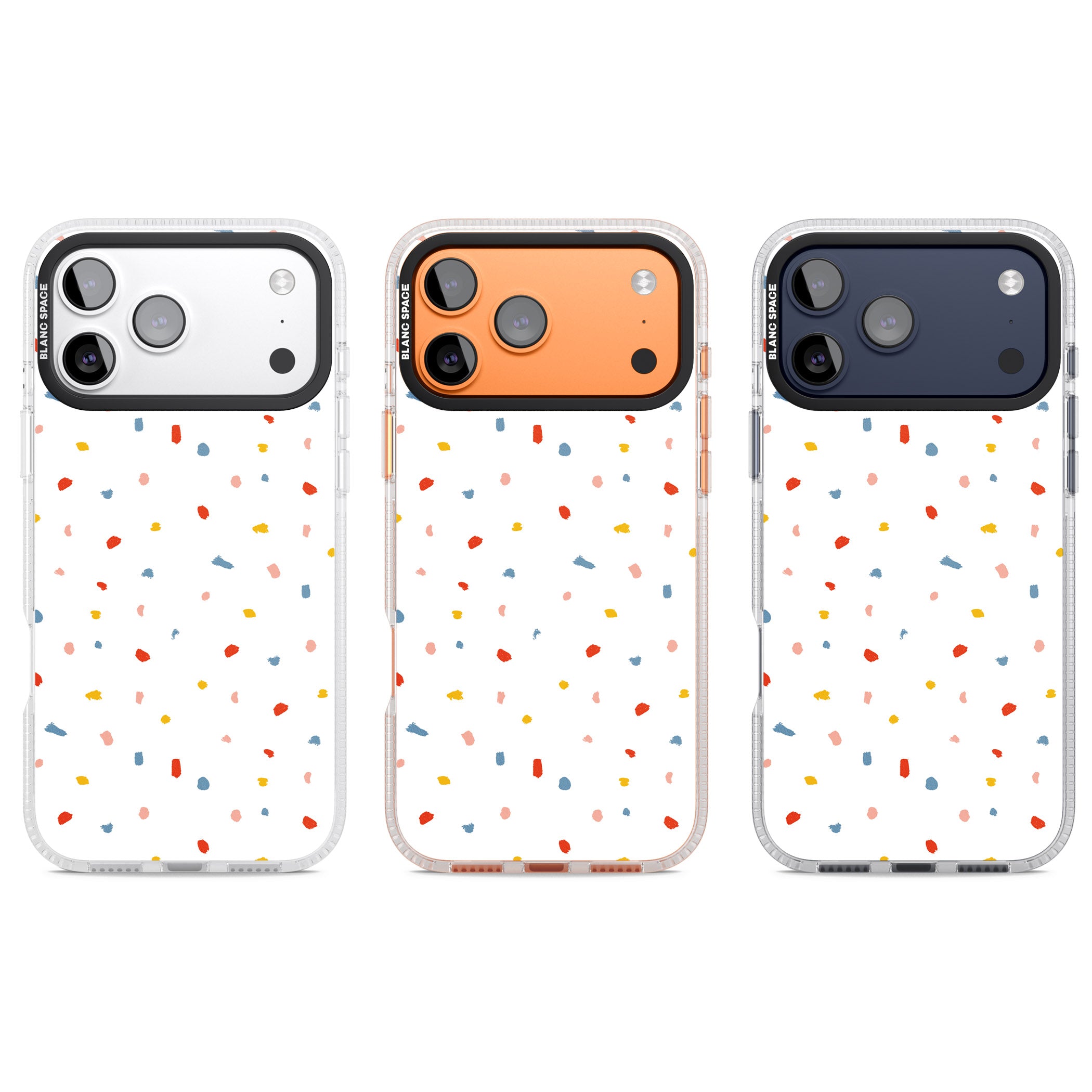 Confetti Speckle iPhone 17 Pro Impact Air Clear Phone Case APT Impact Protection