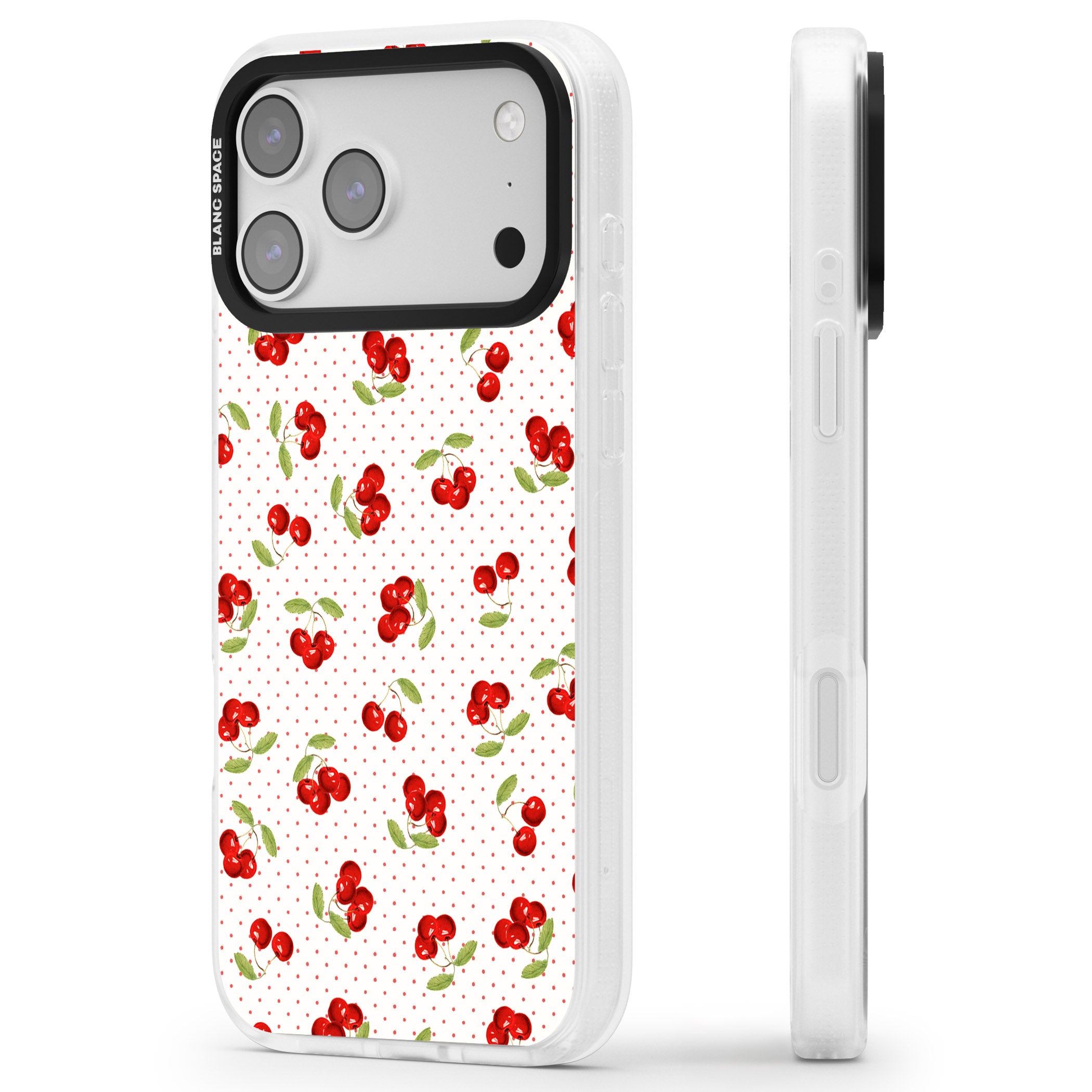 Cherry Picking iPhone 17 Pro Max Impact Air Clear Phone Case Side Profile