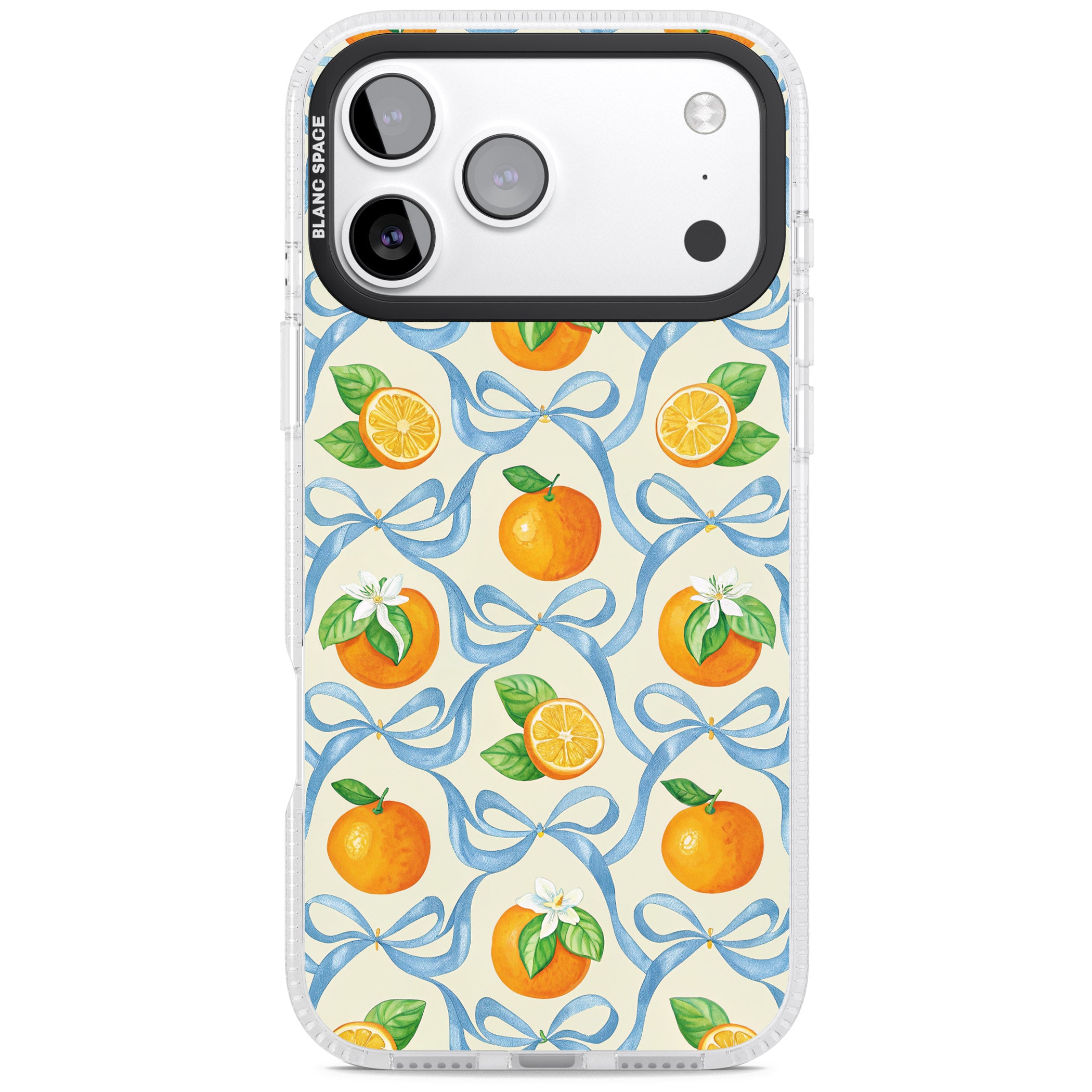 Bows & Clementines iPhone 17 Pro Max Impact Air Clear Phone Case