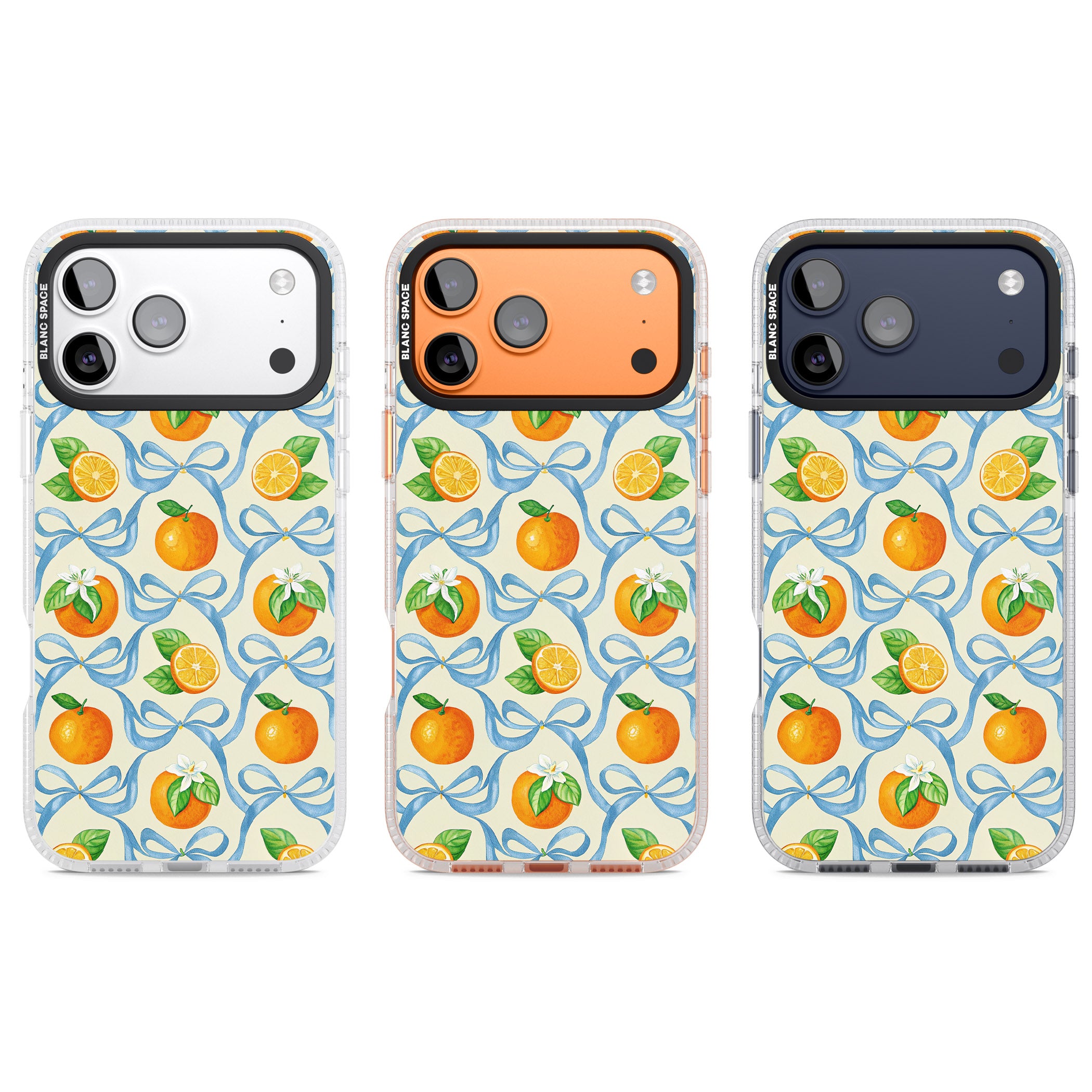 Bows & Clementines iPhone 17 Pro Impact Air Clear Phone Case APT Impact Protection