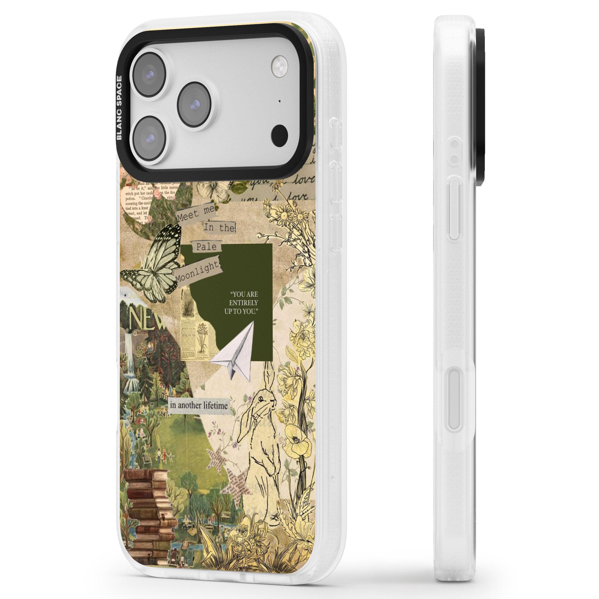 Country Wonderland iPhone 17 Pro Impact Air Clear Phone Case Side Profile