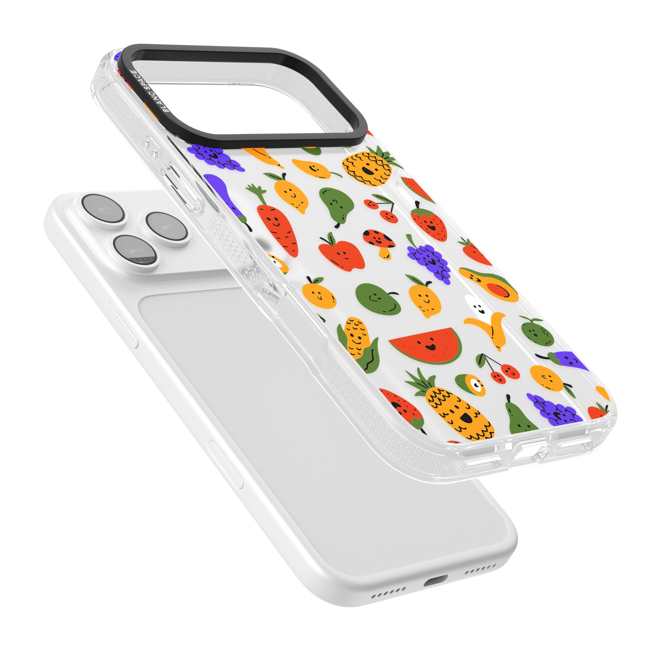 Playful Fruit Kawaii iPhone 17 Pro Max Impact Air Clear Phone Case Colours