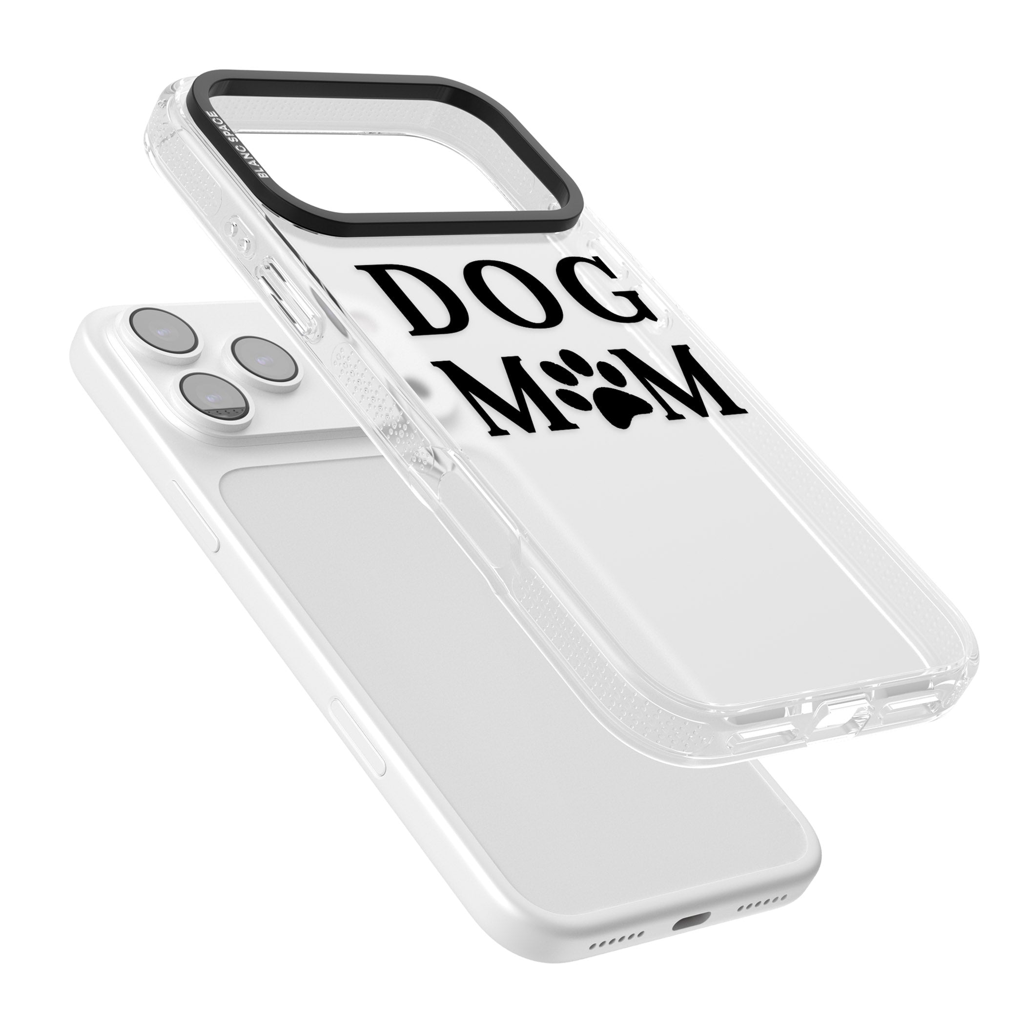 Dog Mom iPhone 17 Pro Impact Air Clear Phone Case Colours