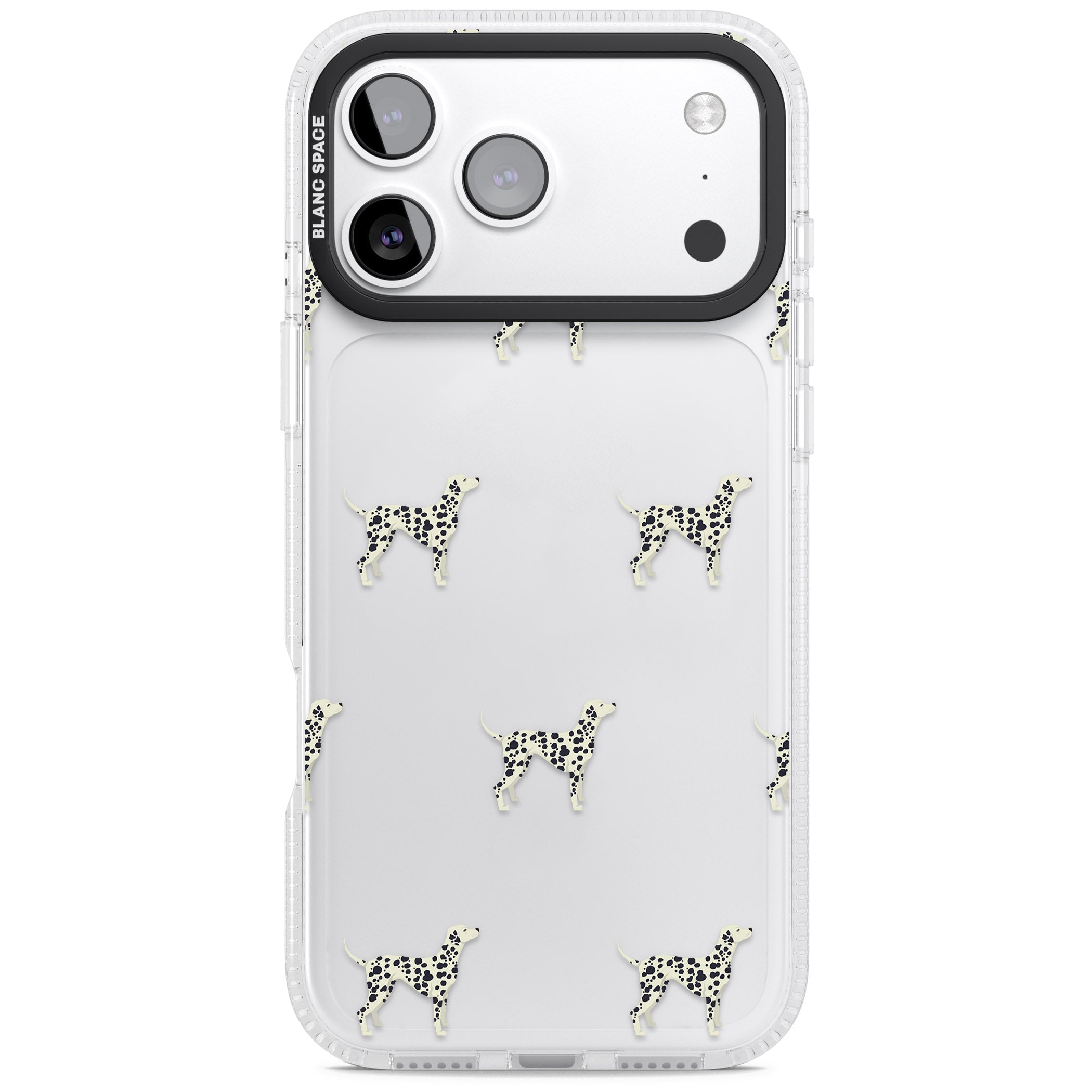 Dalmatian Dog Pattern iPhone 17 Pro Max Impact Air Clear Phone Case