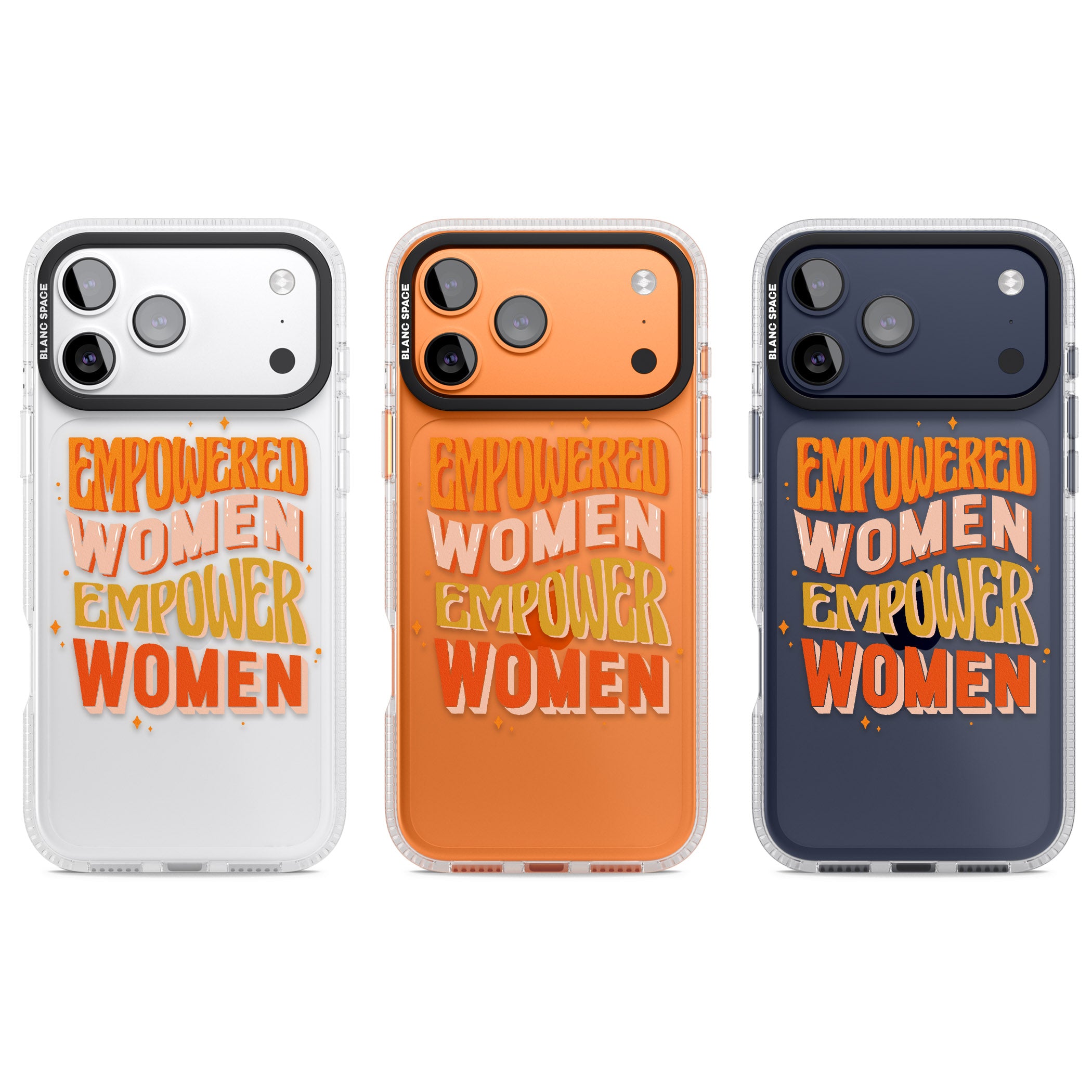 Empowered Women iPhone 17 Pro Impact Air Clear Phone Case APT Impact Protection
