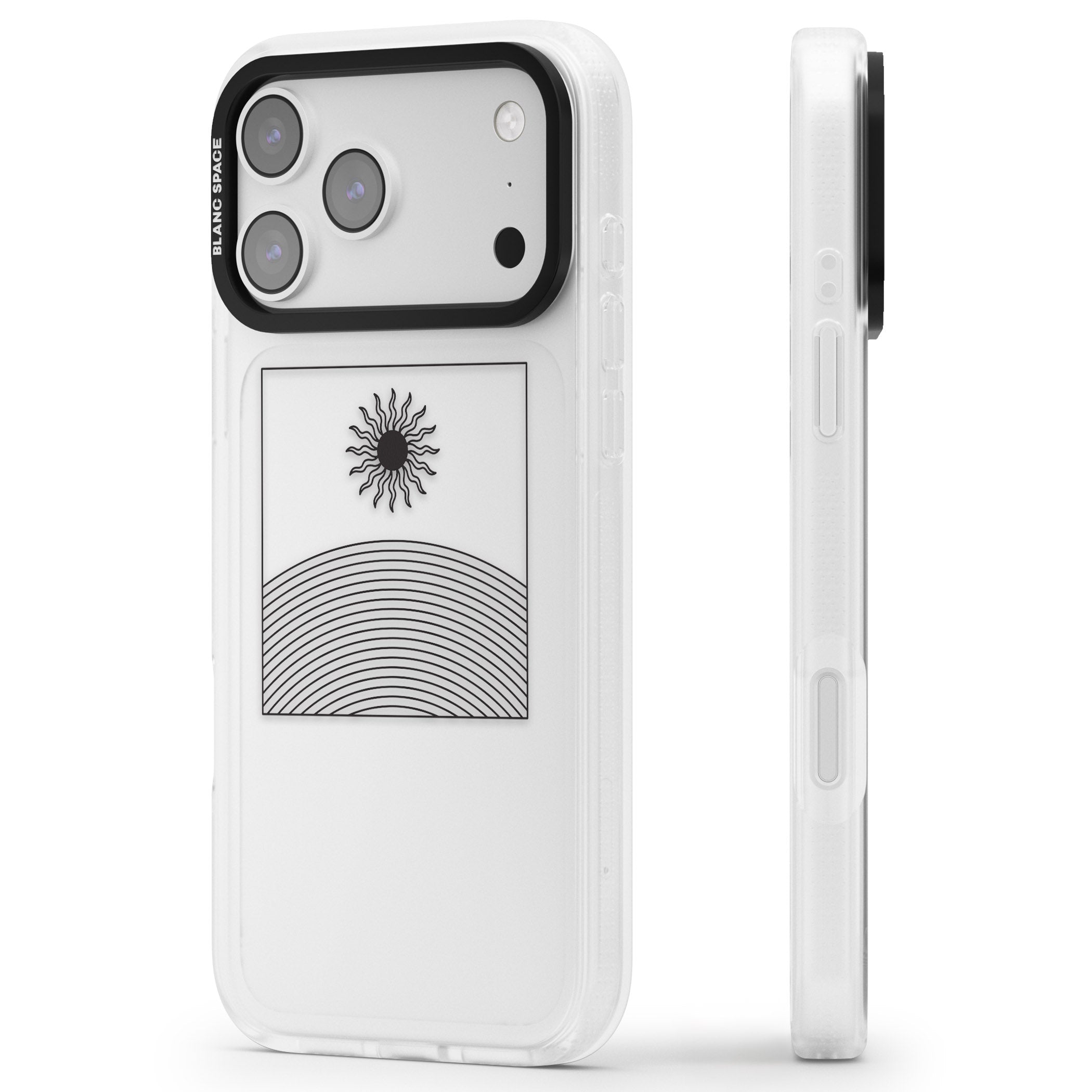 Cosmic Radiance iPhone 17 Pro Impact Air Clear Phone Case Side Profile