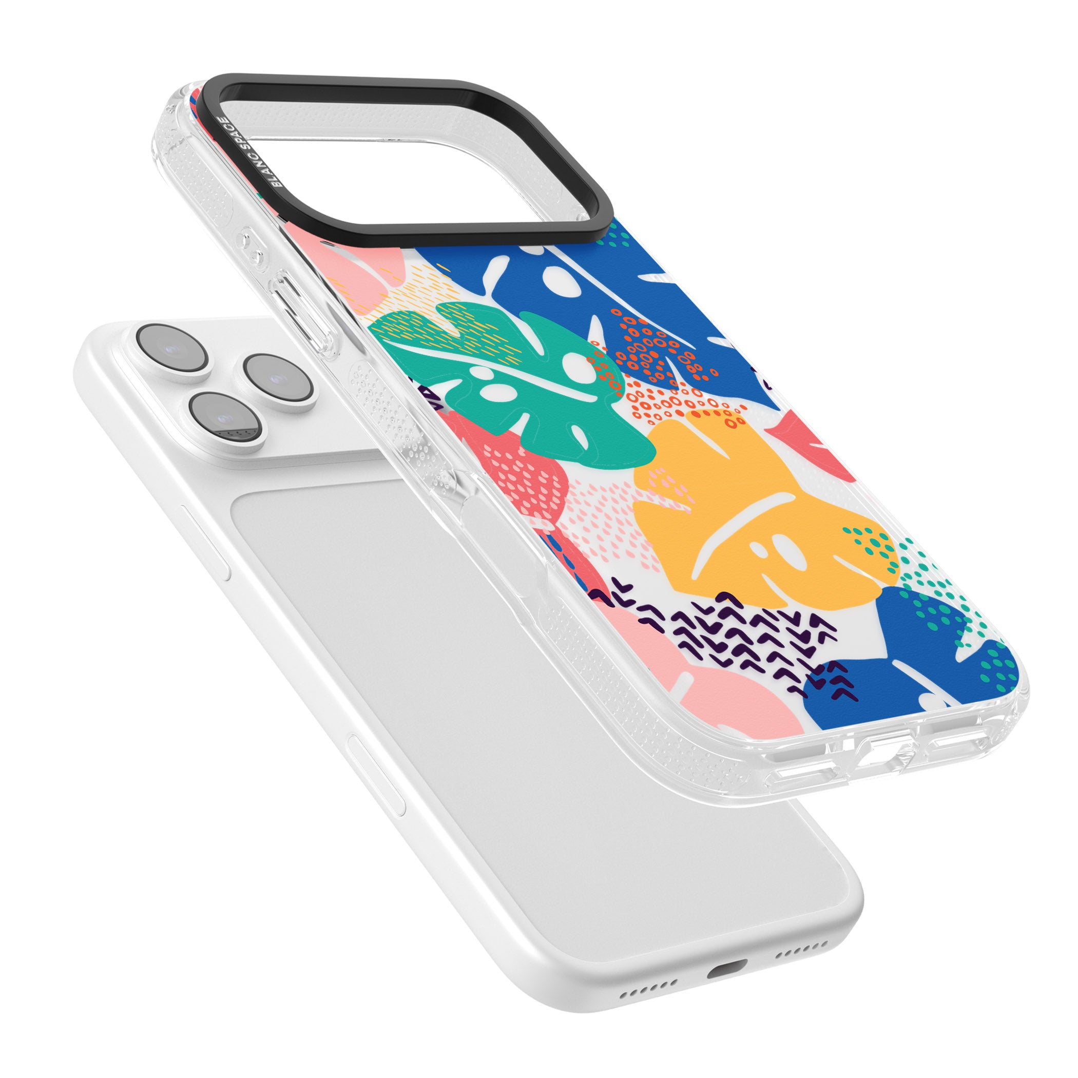 Vibrant Leaves iPhone 17 Pro Max Impact Air Clear Phone Case Colours