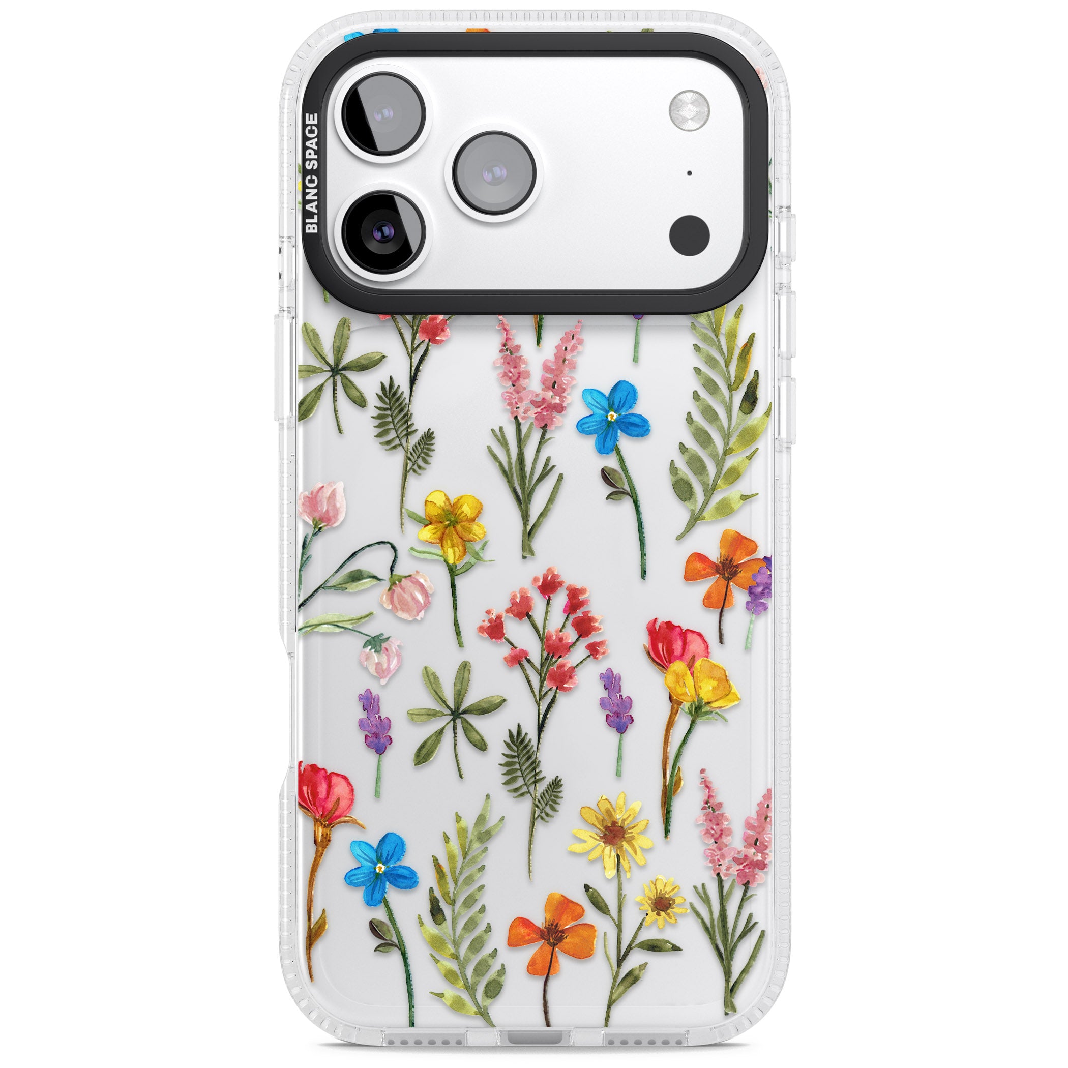 Spring Botanicals iPhone 17 Pro Impact Air Clear Phone Case