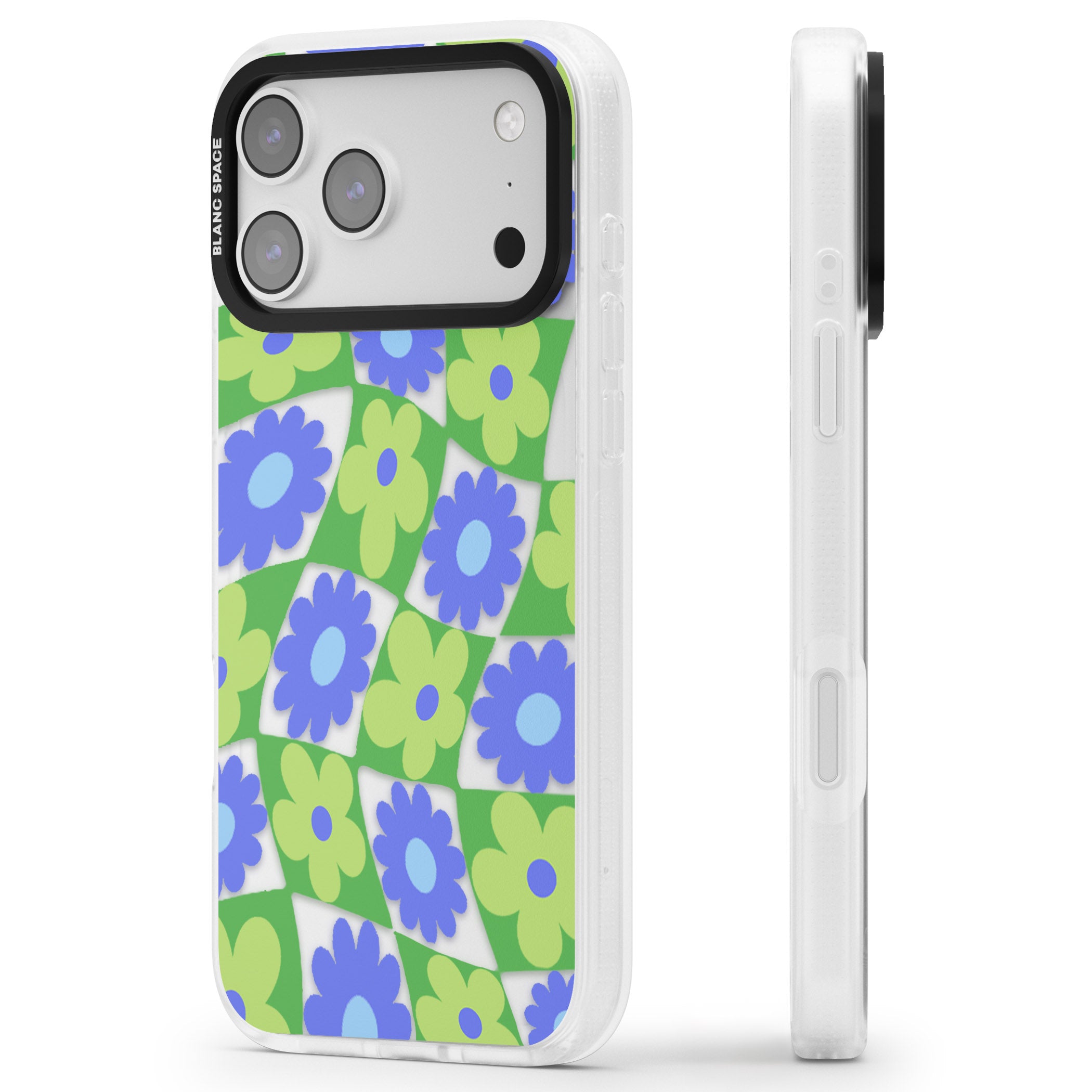 Garden Party iPhone 17 Pro Max Impact Air Clear Phone Case Side Profile