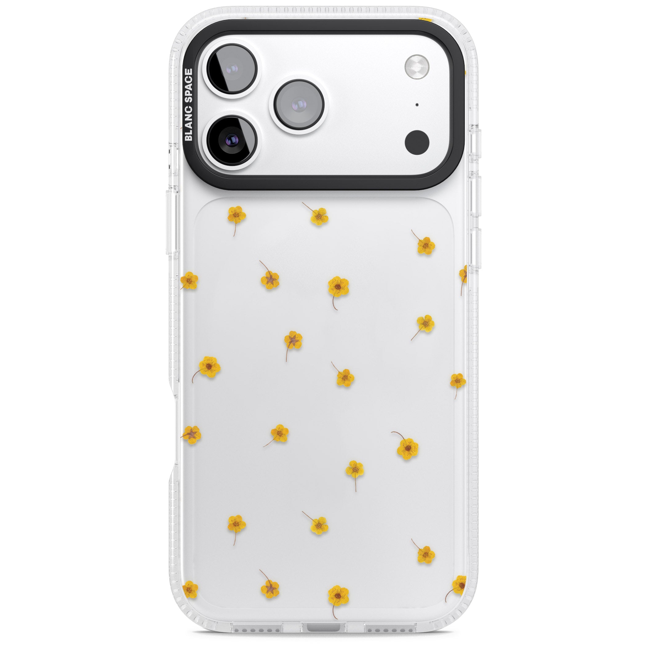 Sunny Scatter Flower iPhone 17 Pro Max Impact Air Clear Phone Case
