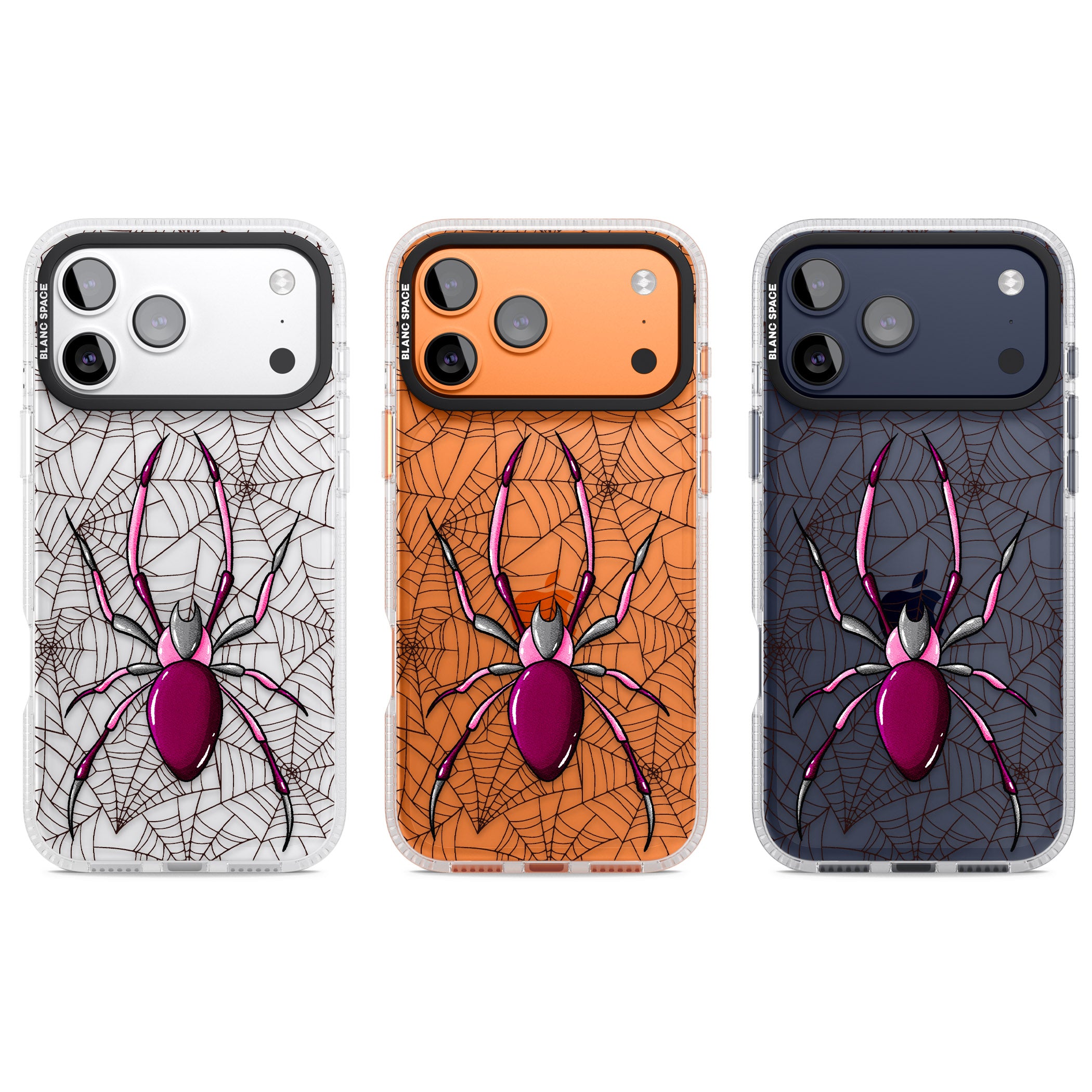 Arachnophobia iPhone 17 Pro Impact Air Clear Phone Case APT Impact Protection