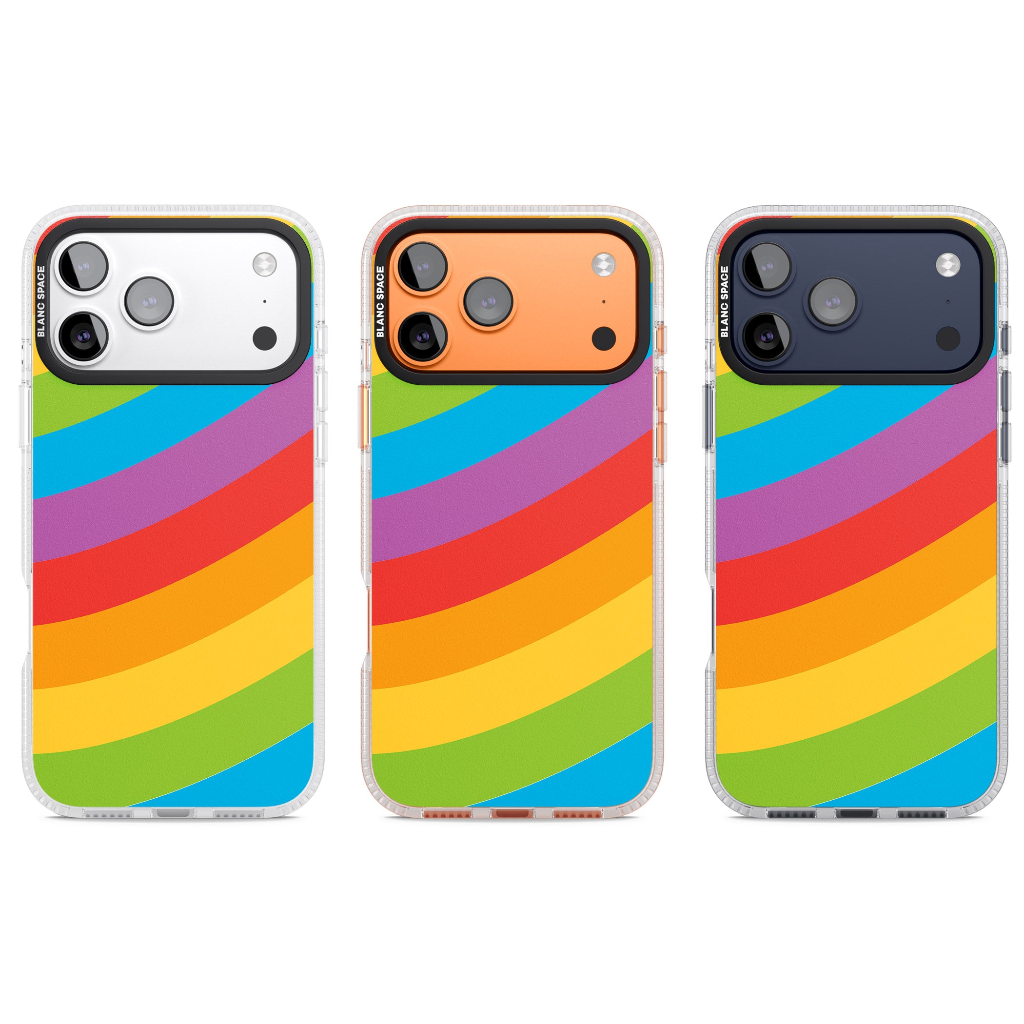Lucky Rainbow iPhone 17 Pro Impact Air Clear Phone Case APT Impact Protection