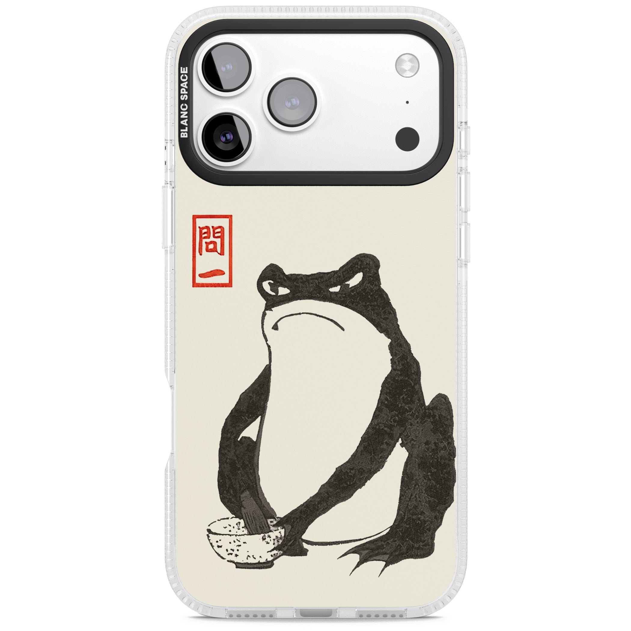 Matsumoto Hoji Grumpy Toad iPhone 17 Pro Max Impact Air Clear Phone Case