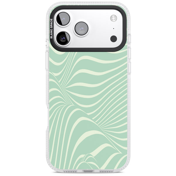 Mint Green Distorted Line