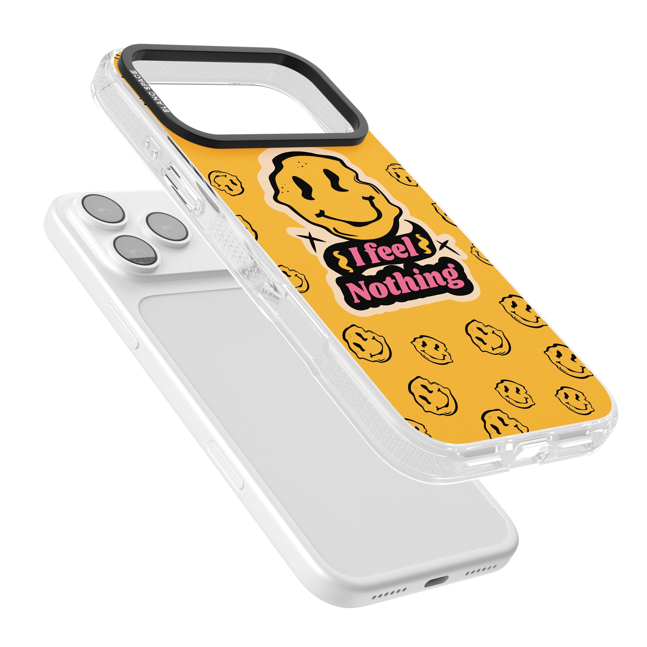 I Feel Nothing iPhone 17 Pro Impact Air Clear Phone Case Colours