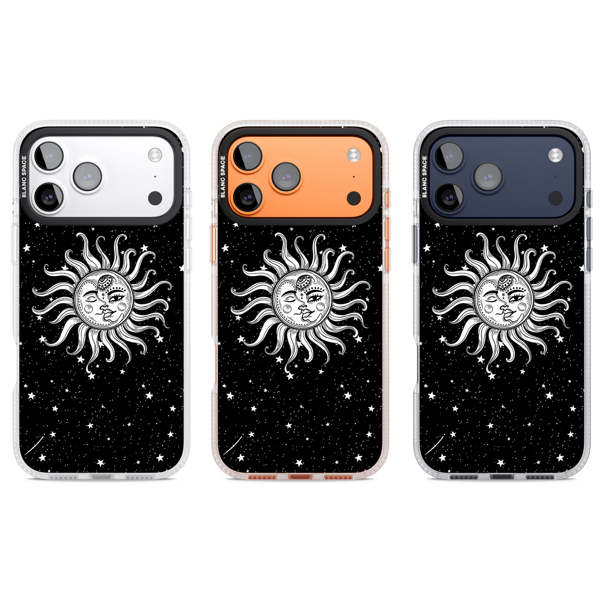 Mystic Sun Moon iPhone 17 Pro Impact Air Clear Phone Case APT Impact Protection
