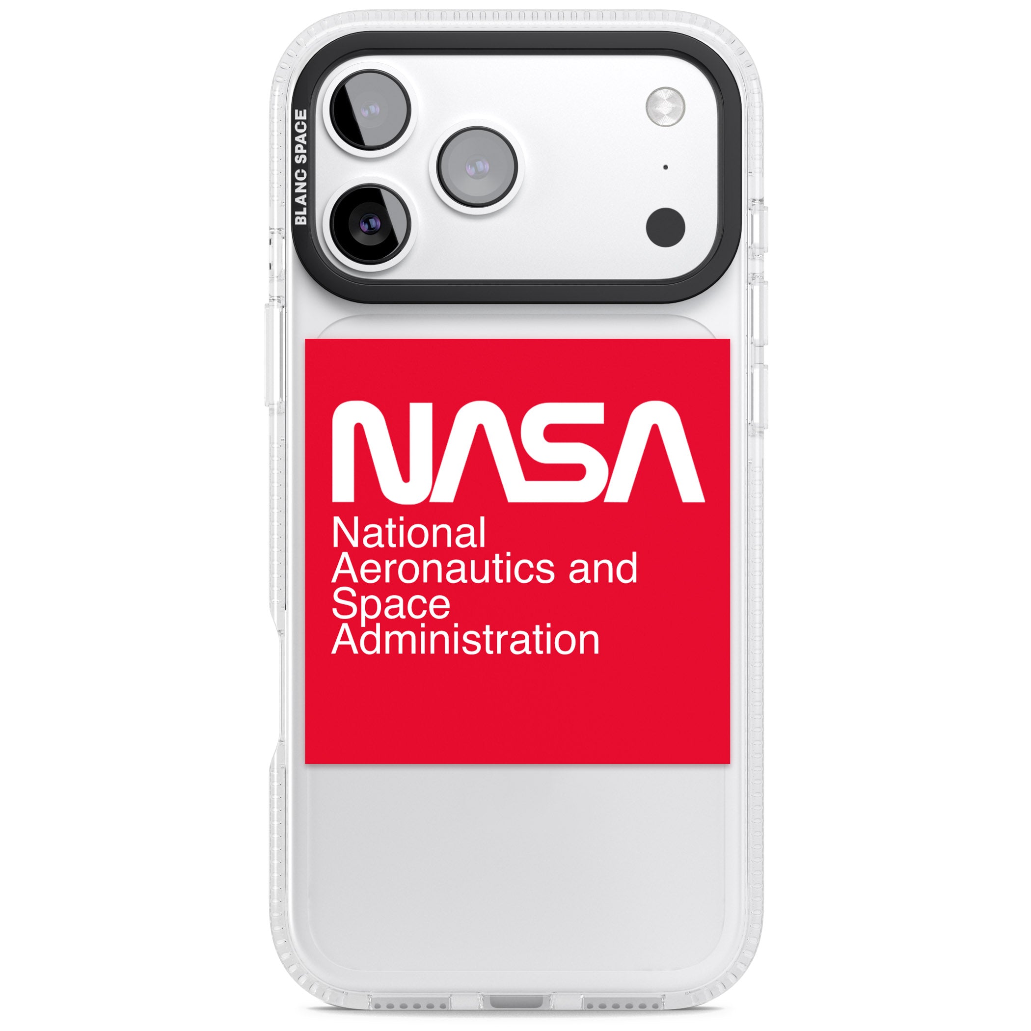 Nasa The Worm Box iPhone 17 Pro Impact Air Clear Phone Case
