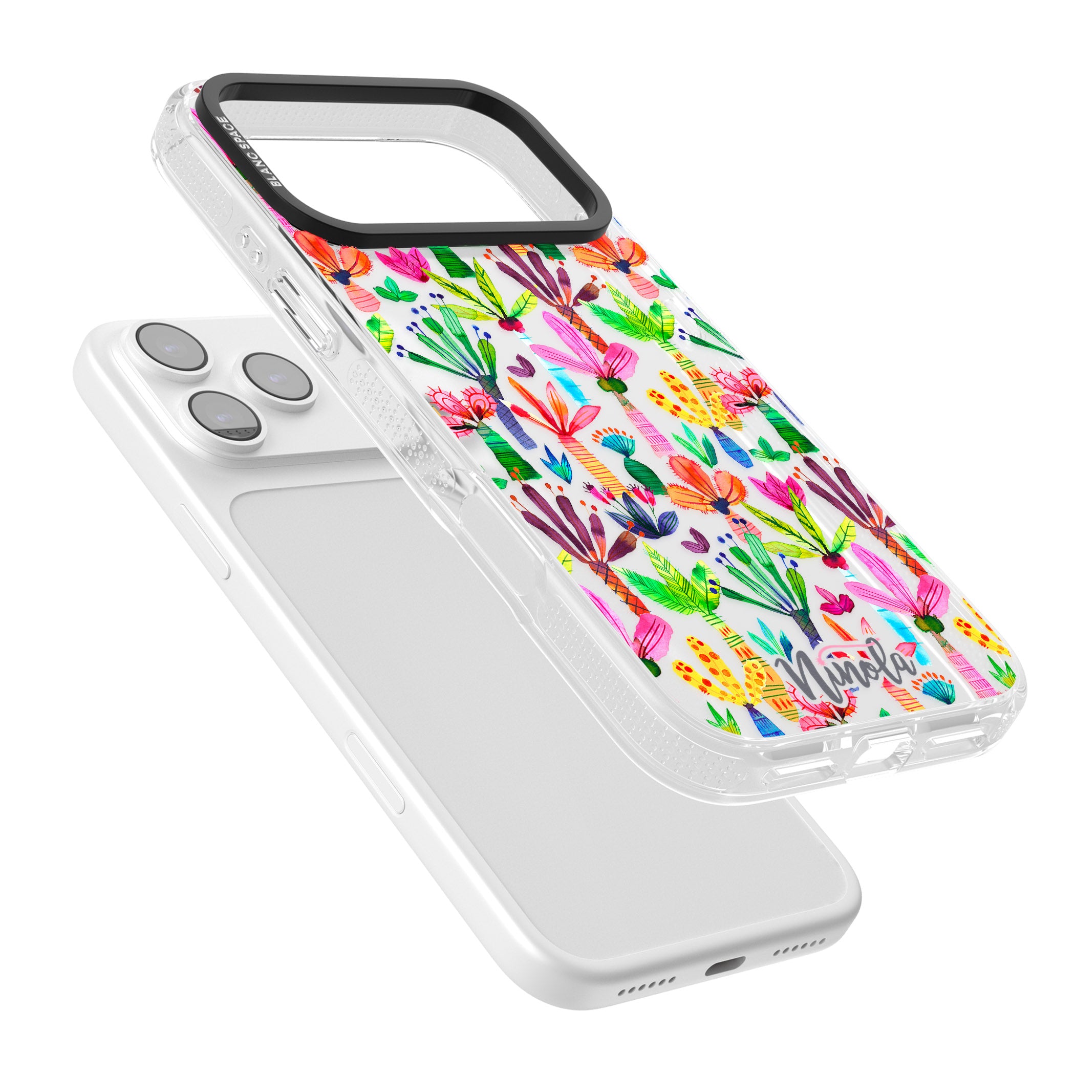 Tropical Botanical iPhone 17 Pro Max Impact Air Clear Phone Case Colours