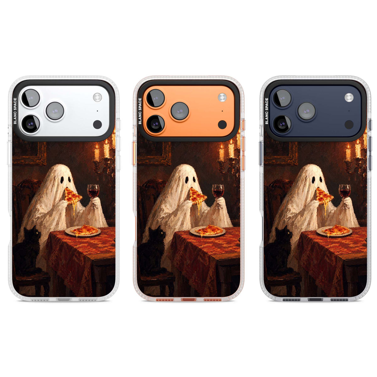 Lonely Night In art iPhone case | Clear Case Impact Air case for iPhone 17 Pro, iPhone 17 Pro Max