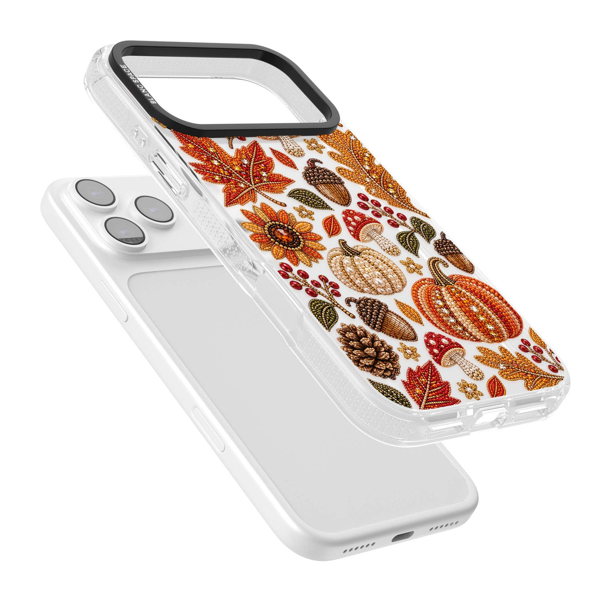 Beaded Autumn iPhone case | Clear Case Impact Air case for iPhone 17 Pro, iPhone 17 Pro Max