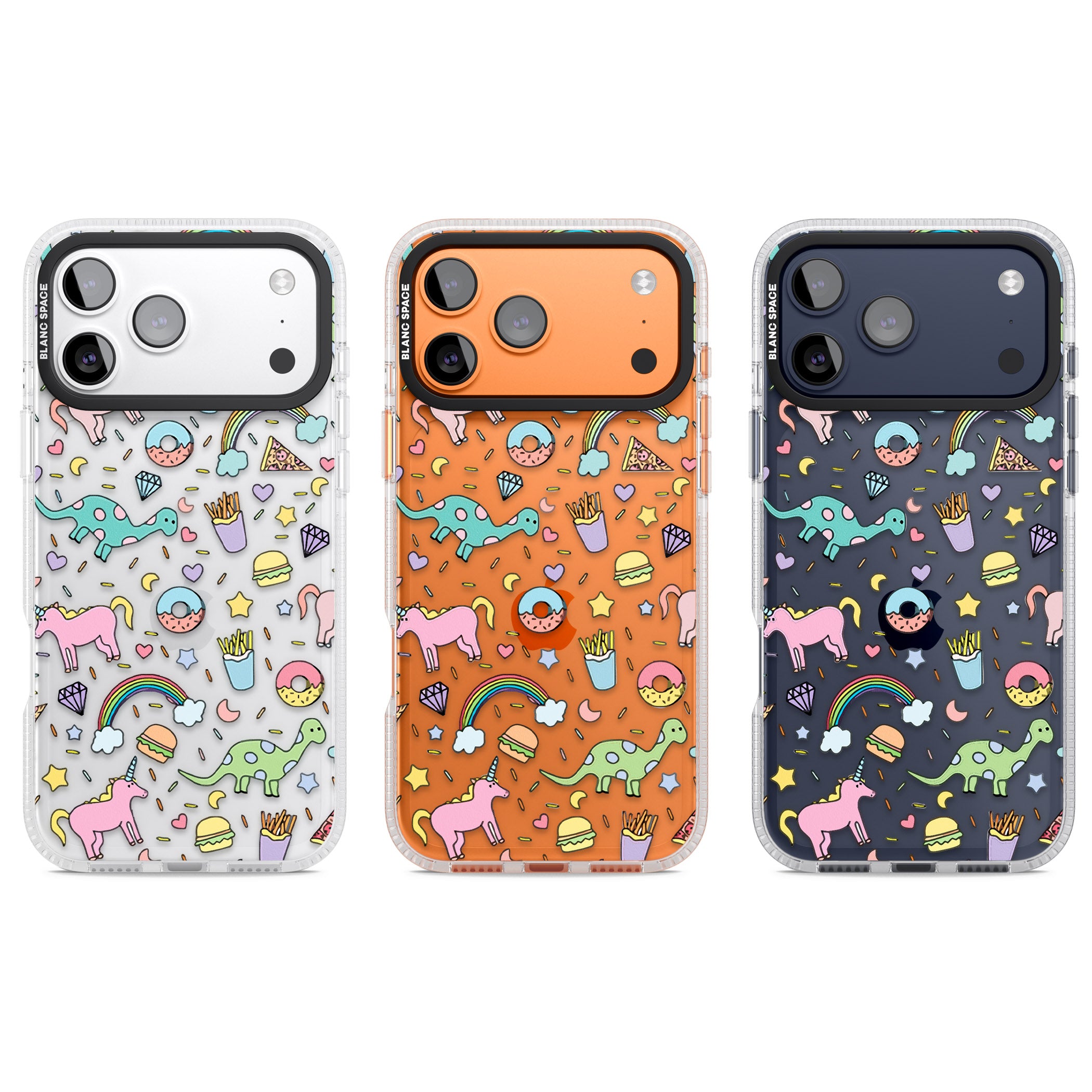 Cute Pattern iPhone 17 Pro Impact Air Clear Phone Case APT Impact Protection