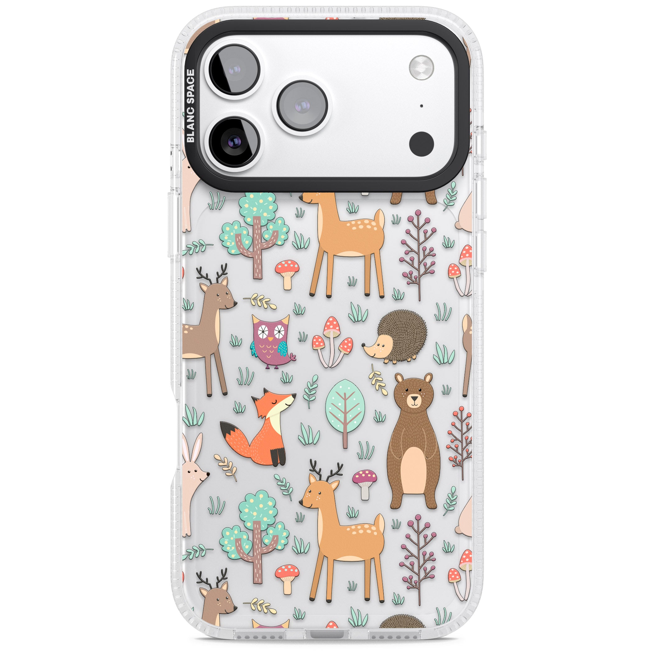 Wildlife Pattern iPhone 17 Pro Impact Air Clear Phone Case