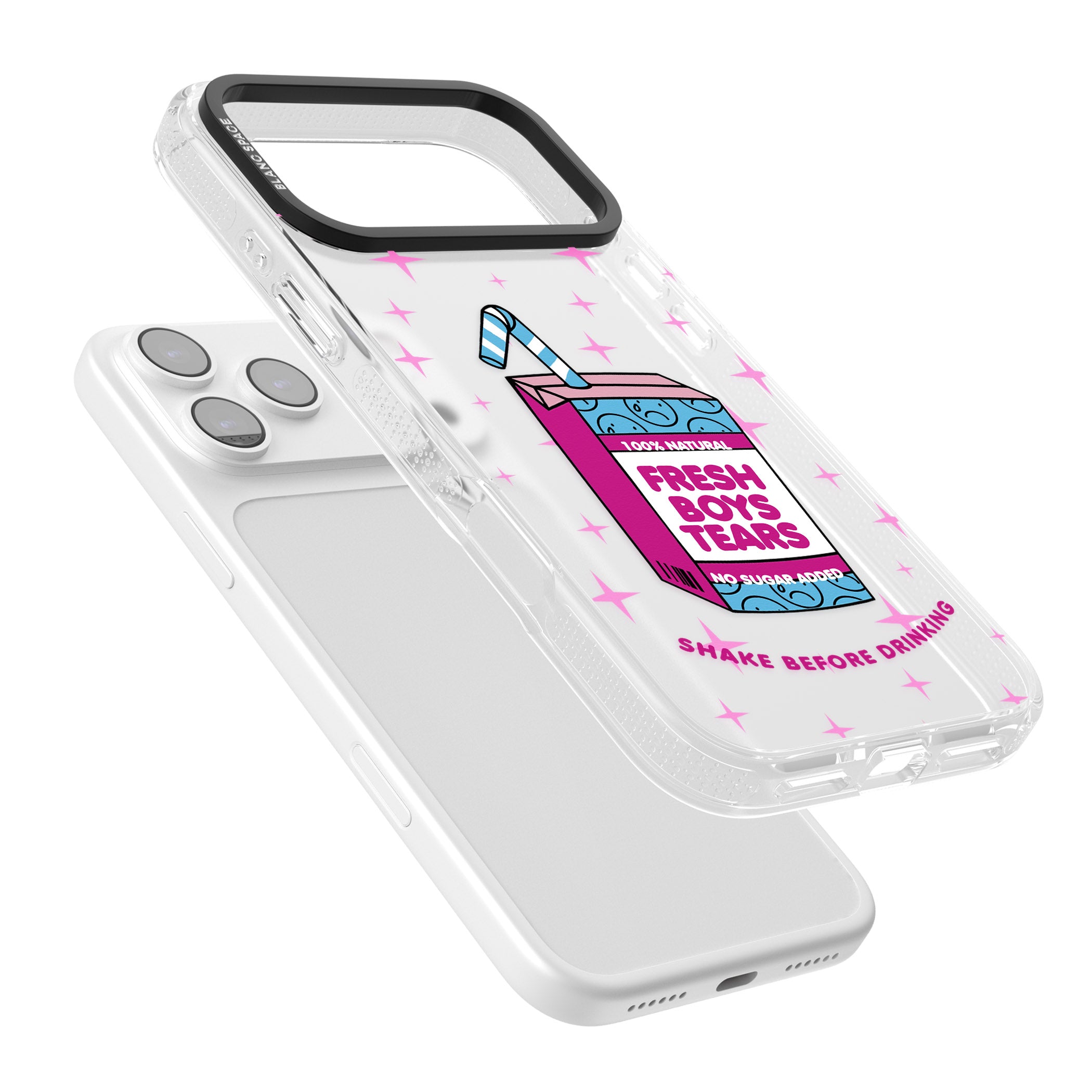 Boy Tears iPhone 17 Pro Impact Air Clear Phone Case Colours