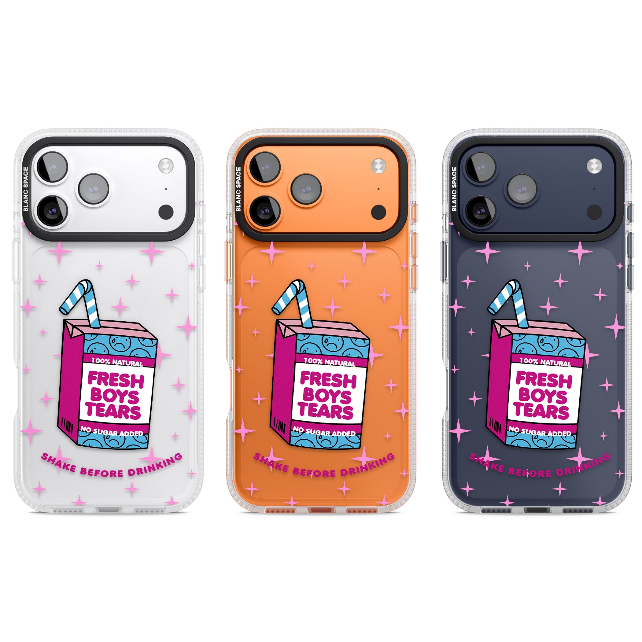 Boy Tears iPhone 17 Pro Impact Air Clear Phone Case APT Impact Protection