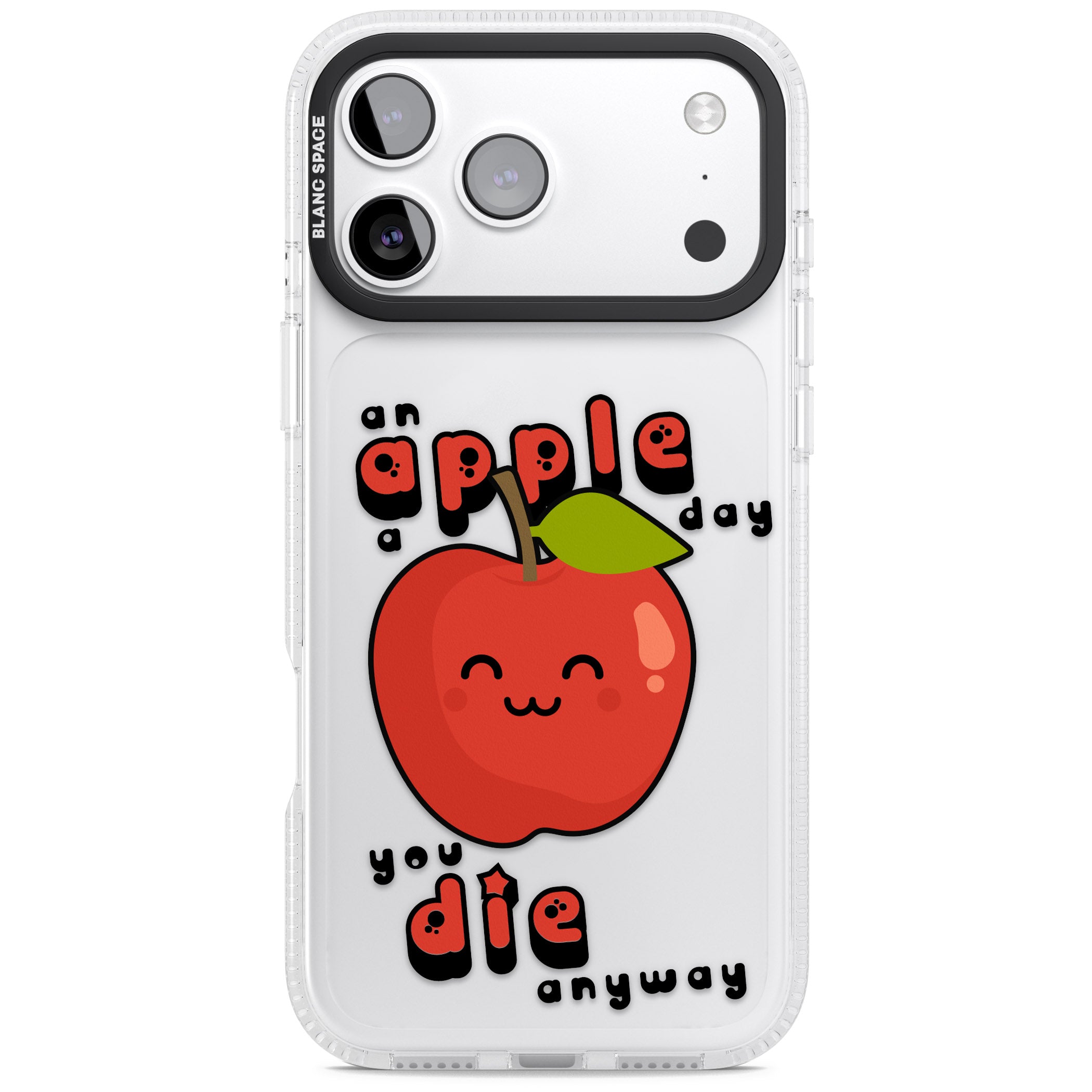 An Apple A Day iPhone 17 Pro Impact Air Clear Phone Case