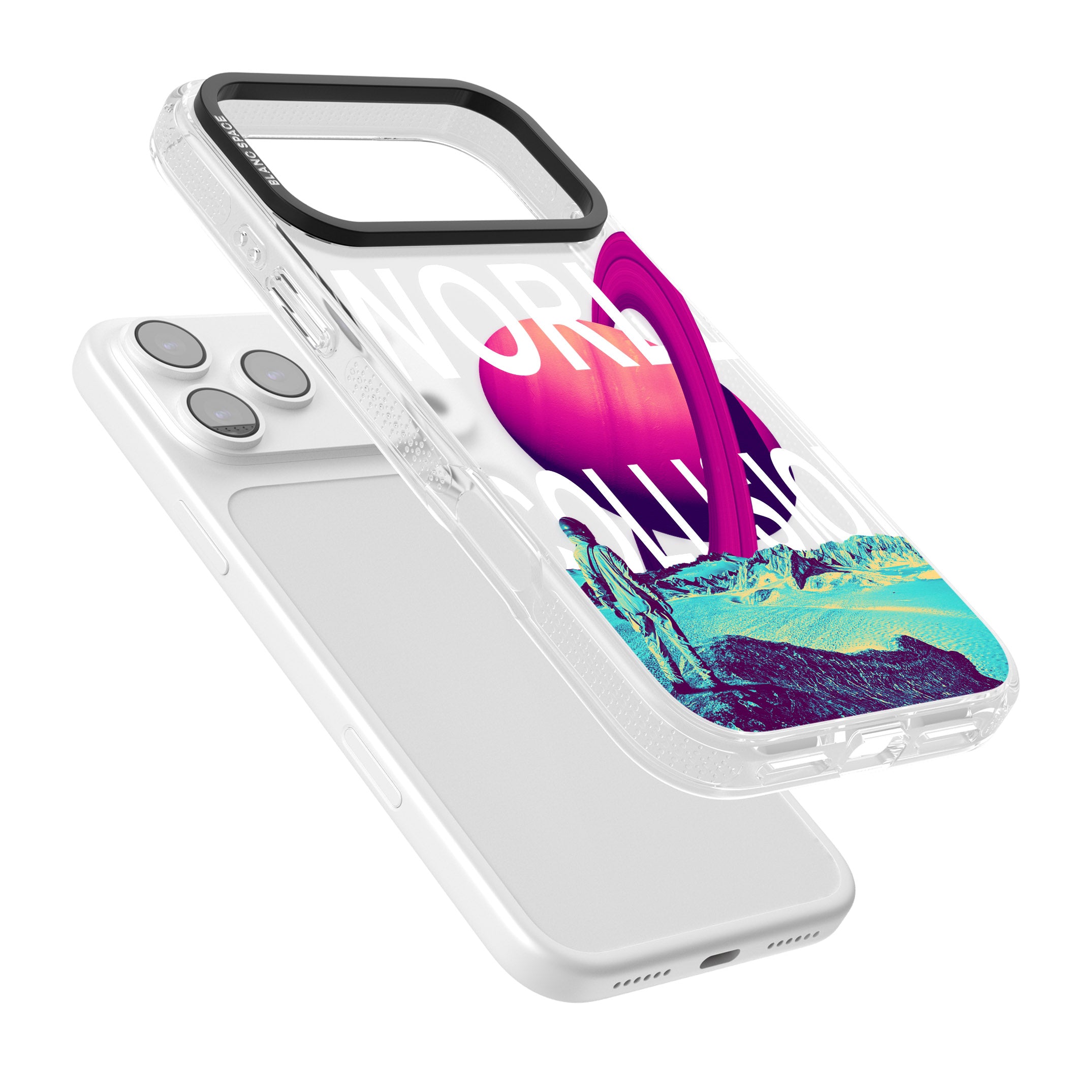 World Collision iPhone 17 Pro Max Impact Air Clear Phone Case Colours