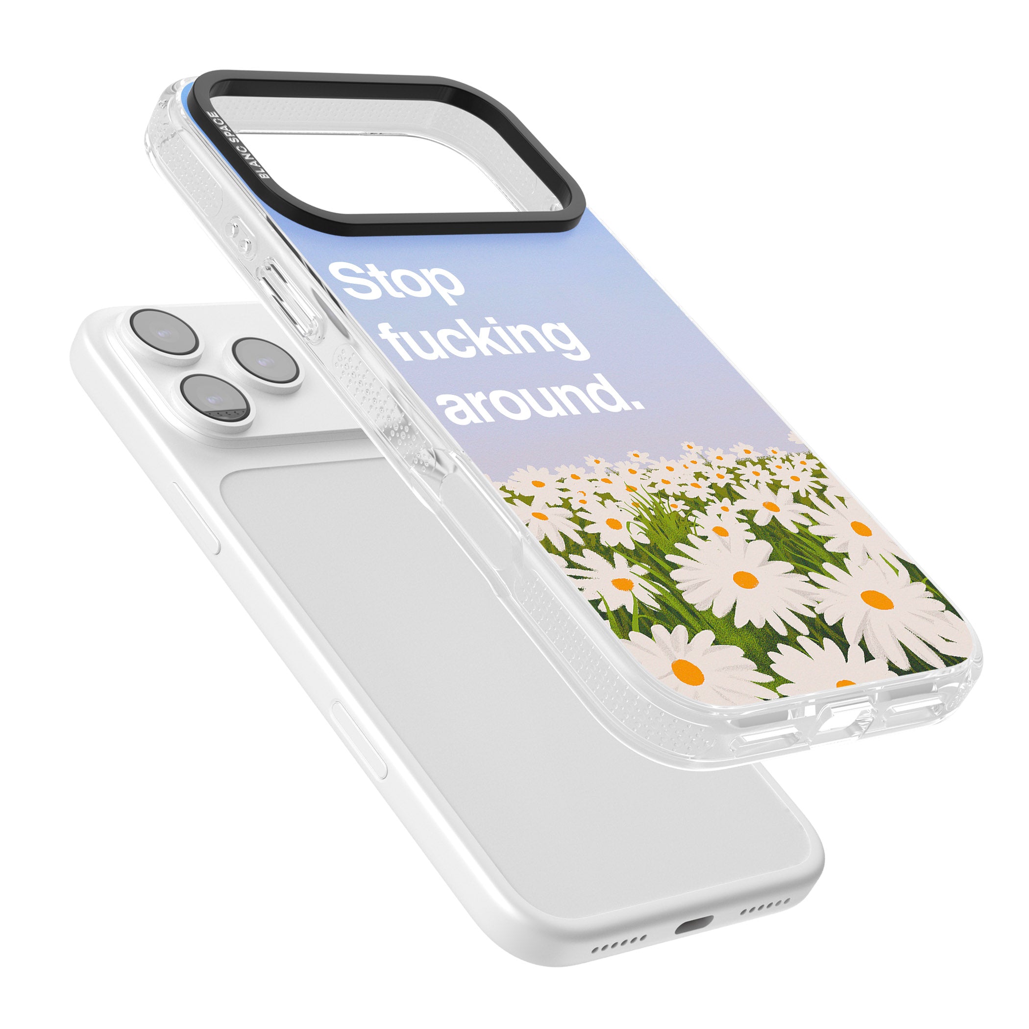 Stop F*Cking Around iPhone 17 Pro Impact Air Clear Phone Case Colours