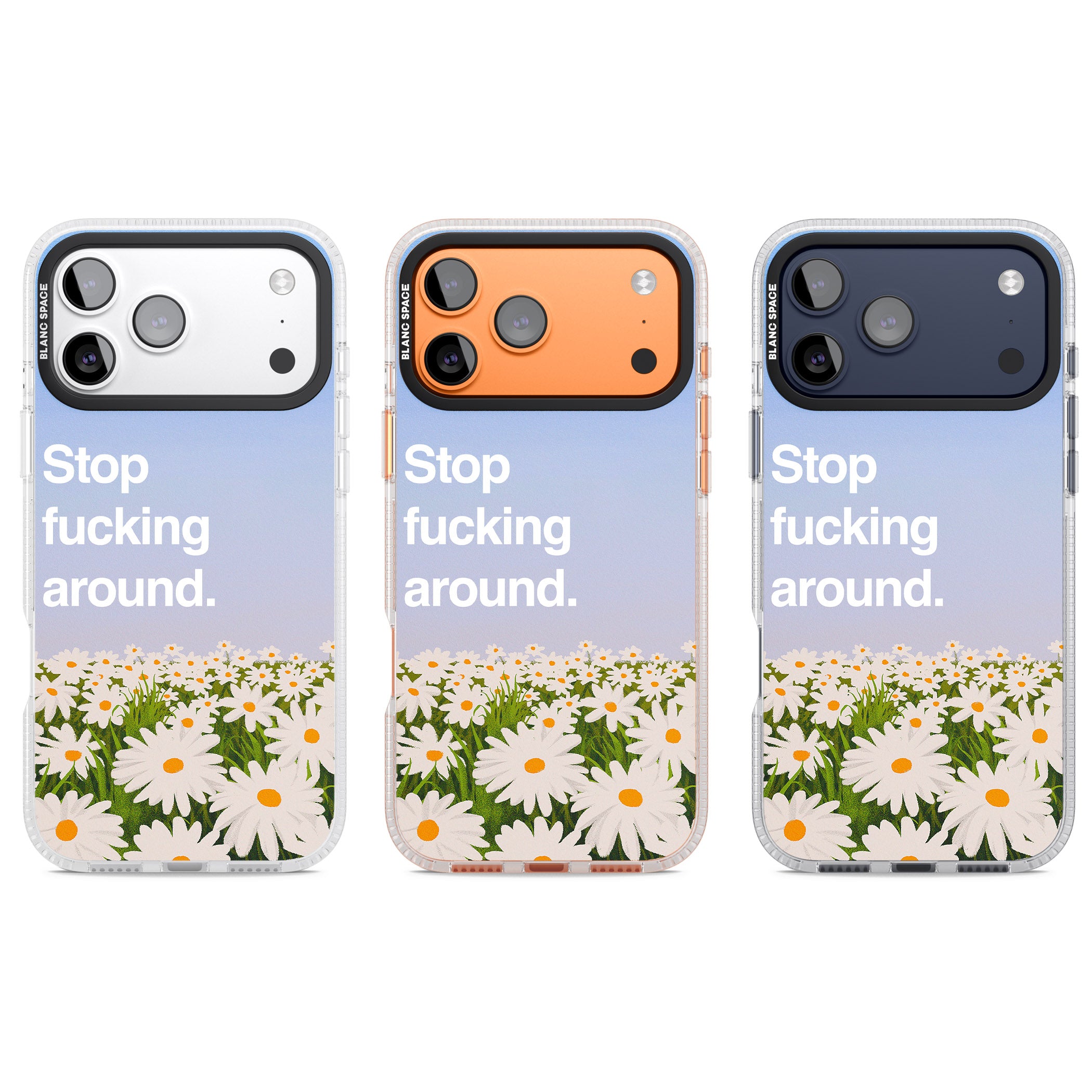 Stop F*Cking Around iPhone 17 Pro Impact Air Clear Phone Case APT Impact Protection