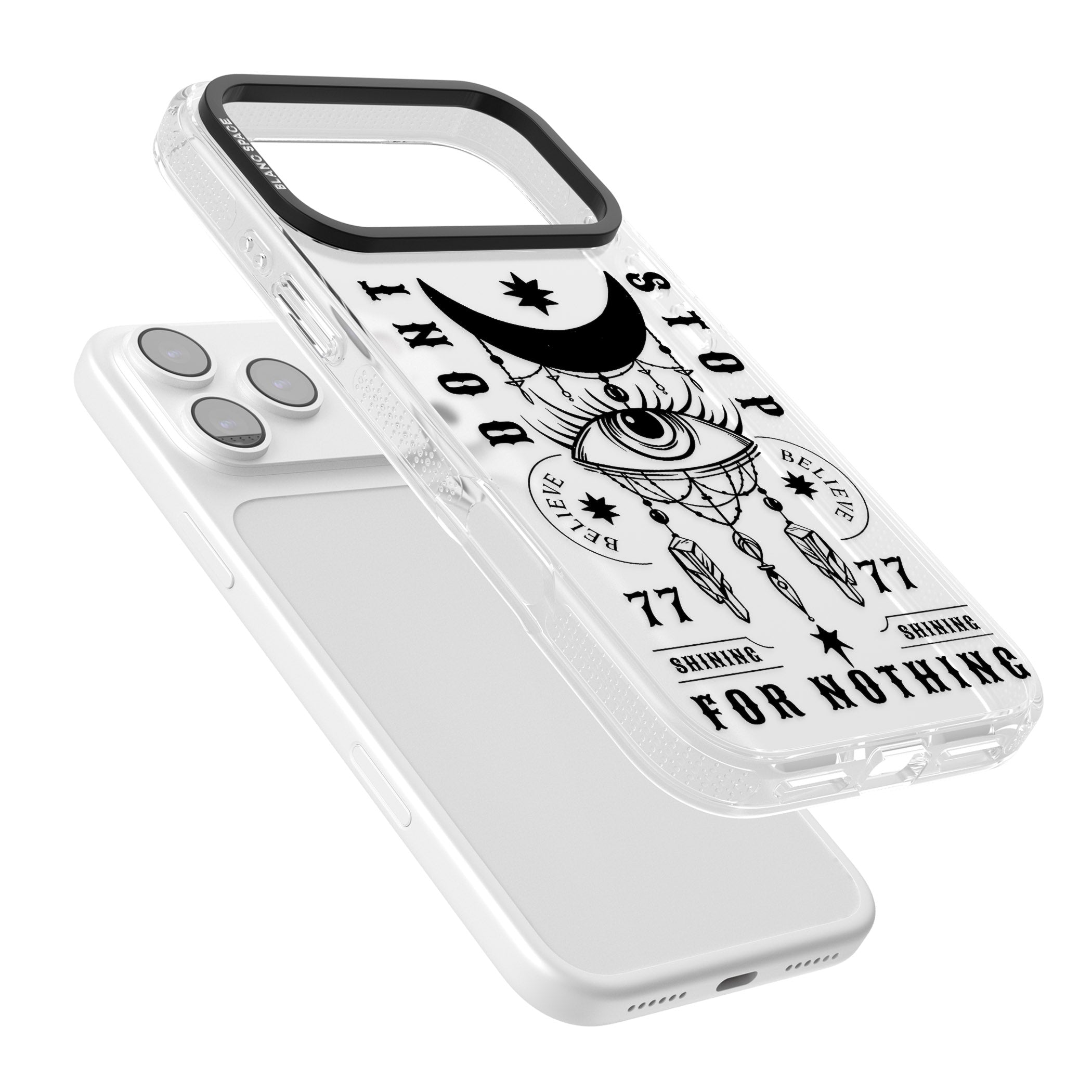 Dont Stop For Nothing iPhone 17 Pro Impact Air Clear Phone Case Colours