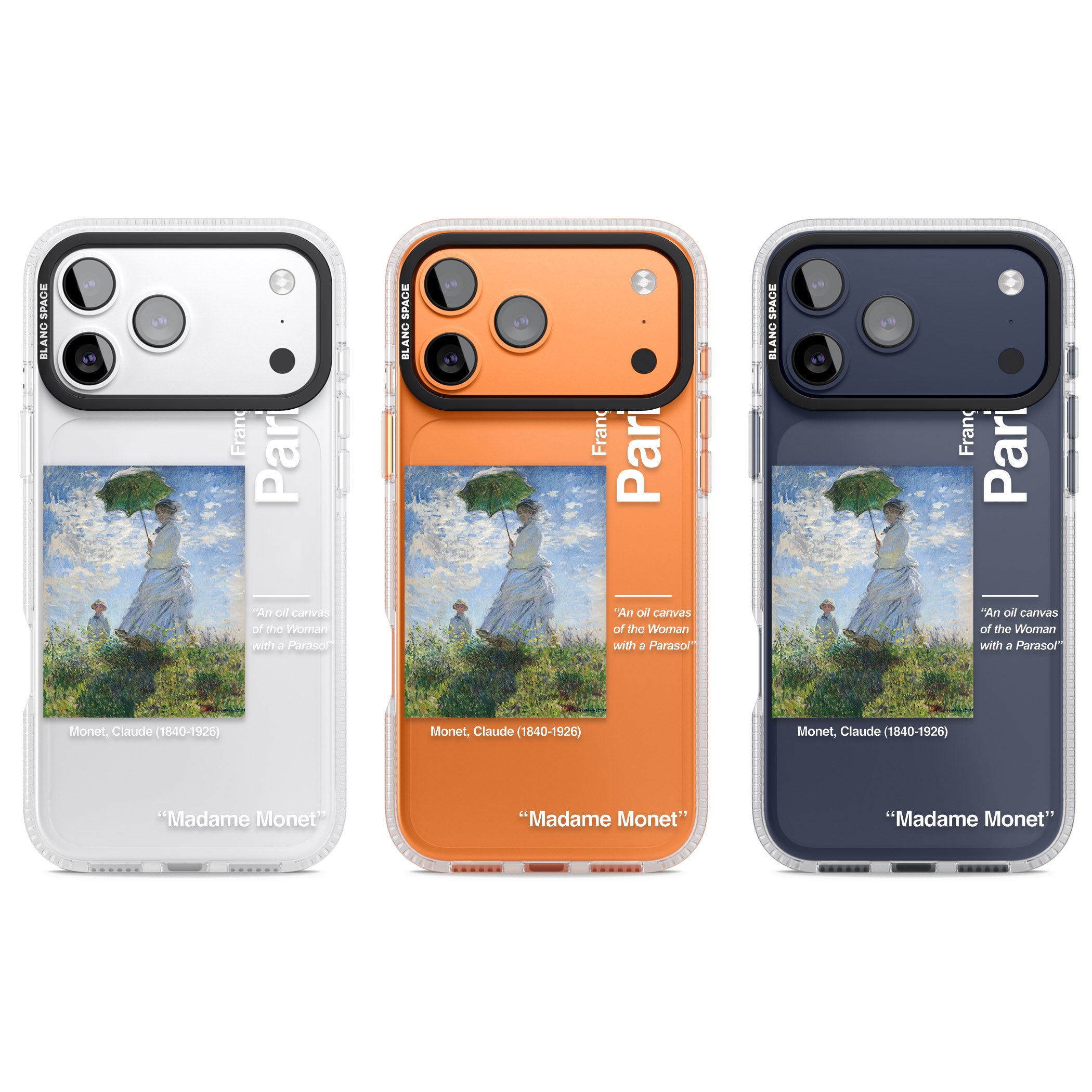 Madame Monet And Her Son iPhone 17 Pro Impact Air Clear Phone Case APT Impact Protection