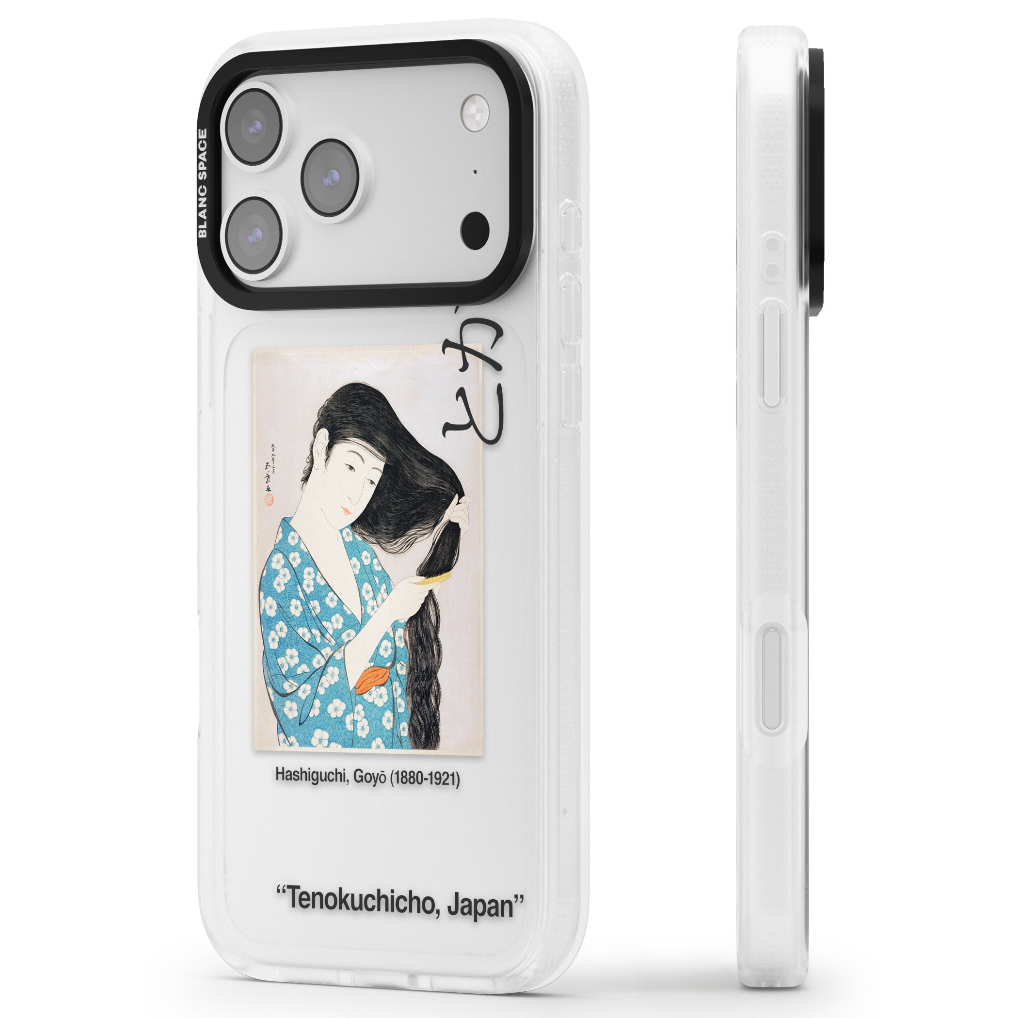 Goyo Hashiguchi iPhone 17 Pro Impact Air Clear Phone Case Side Profile