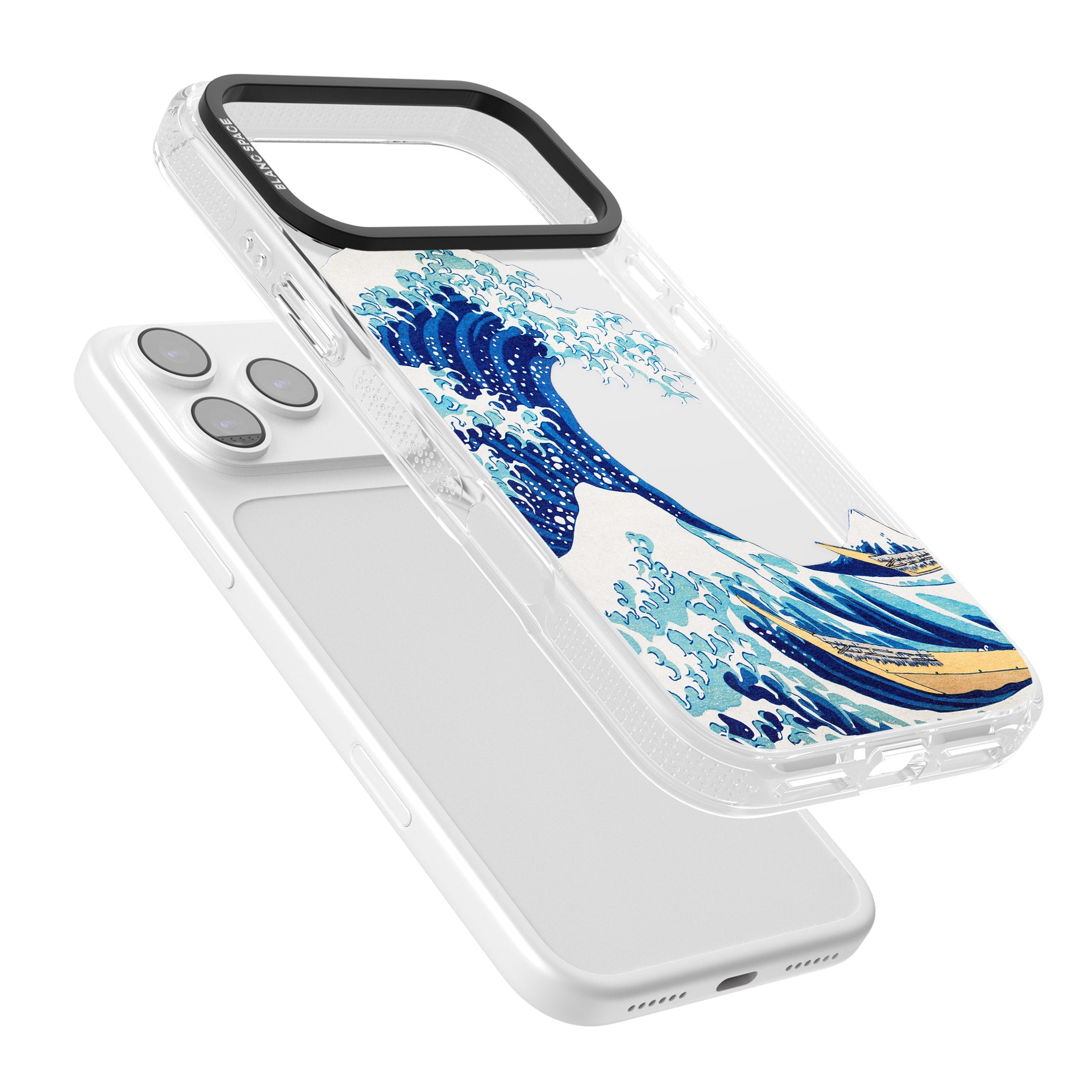 The Great Wave Of Kanagawa iPhone 17 Pro Impact Air Clear Phone Case Colours