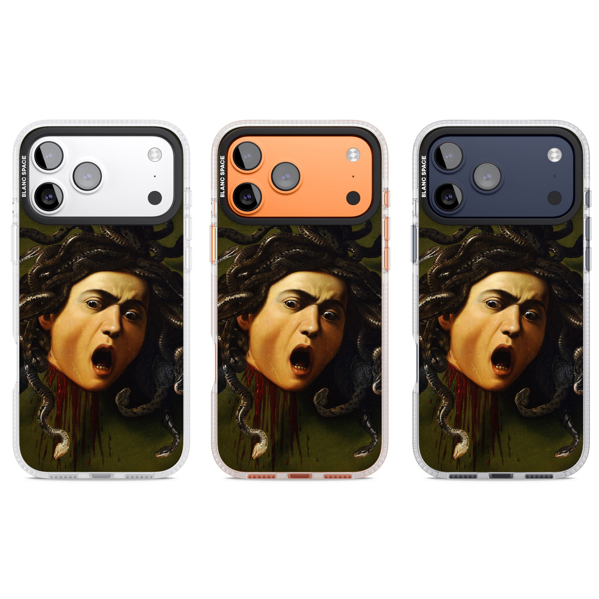 Head of Medusa iPhone 17 Pro Impact Air Clear Phone Case APT Impact Protection