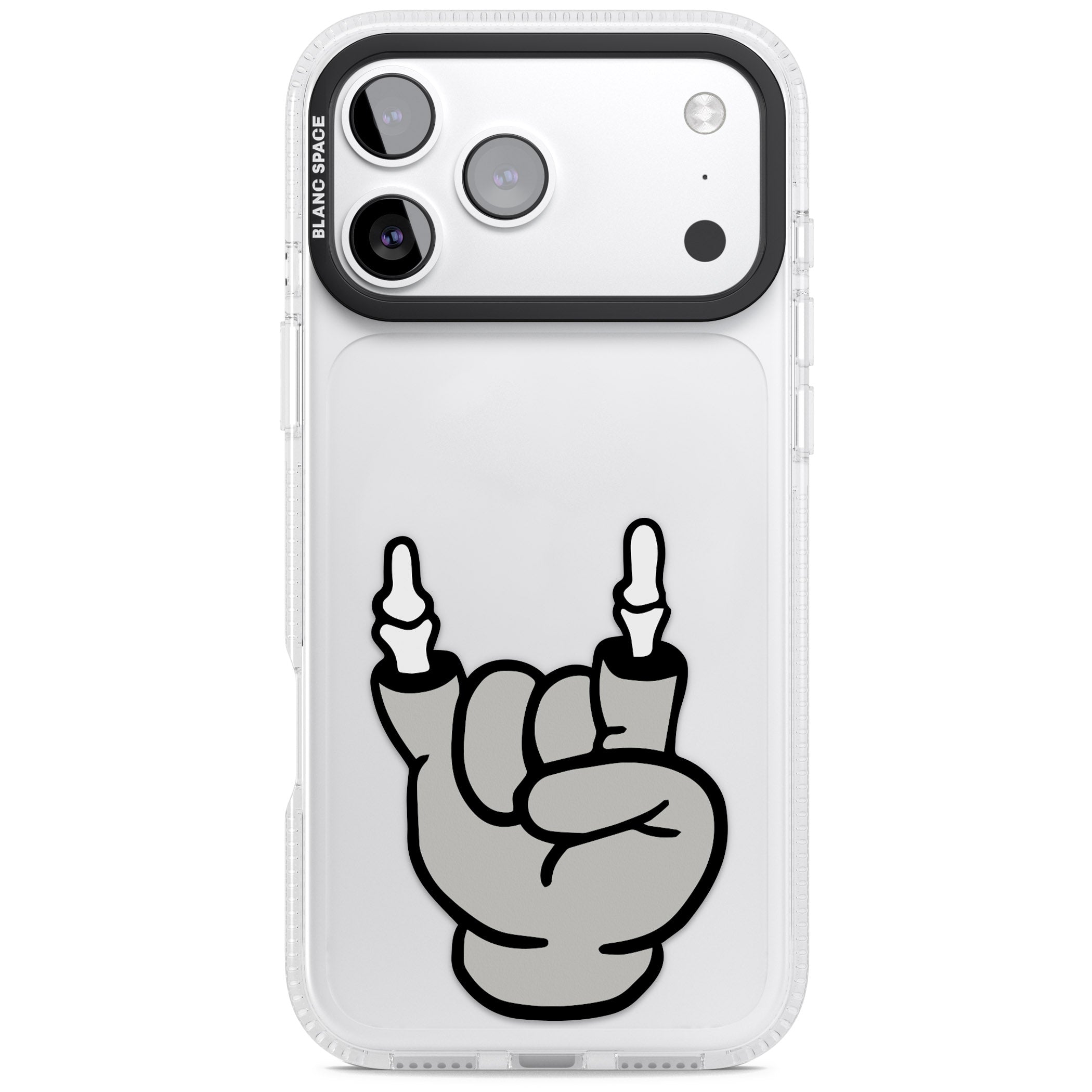 Rock 'Til You Drop iPhone 17 Pro Max Impact Air Clear Phone Case